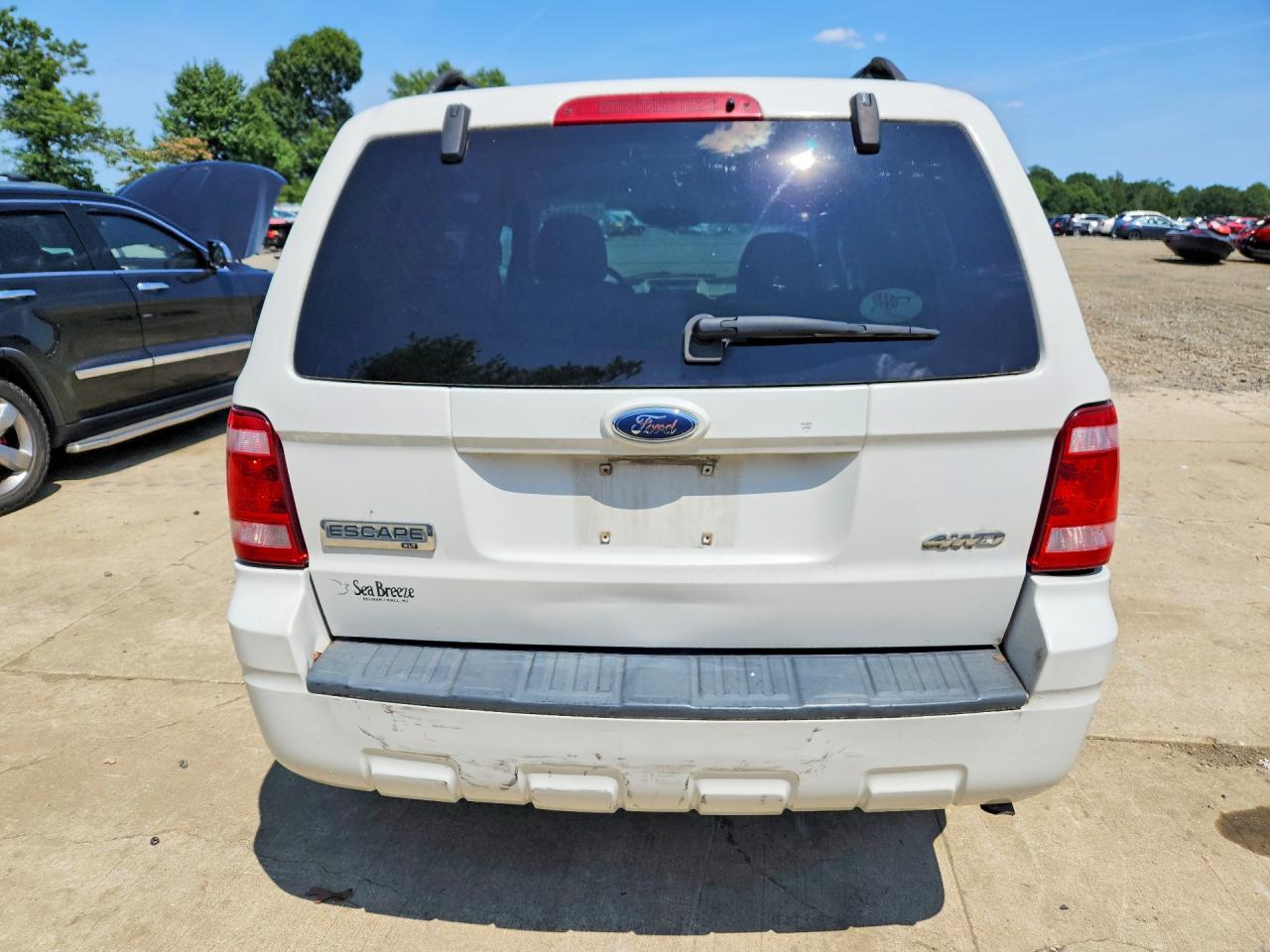2009 Ford Escape Xlt Белый vin: 1FMCU93G59KC56808