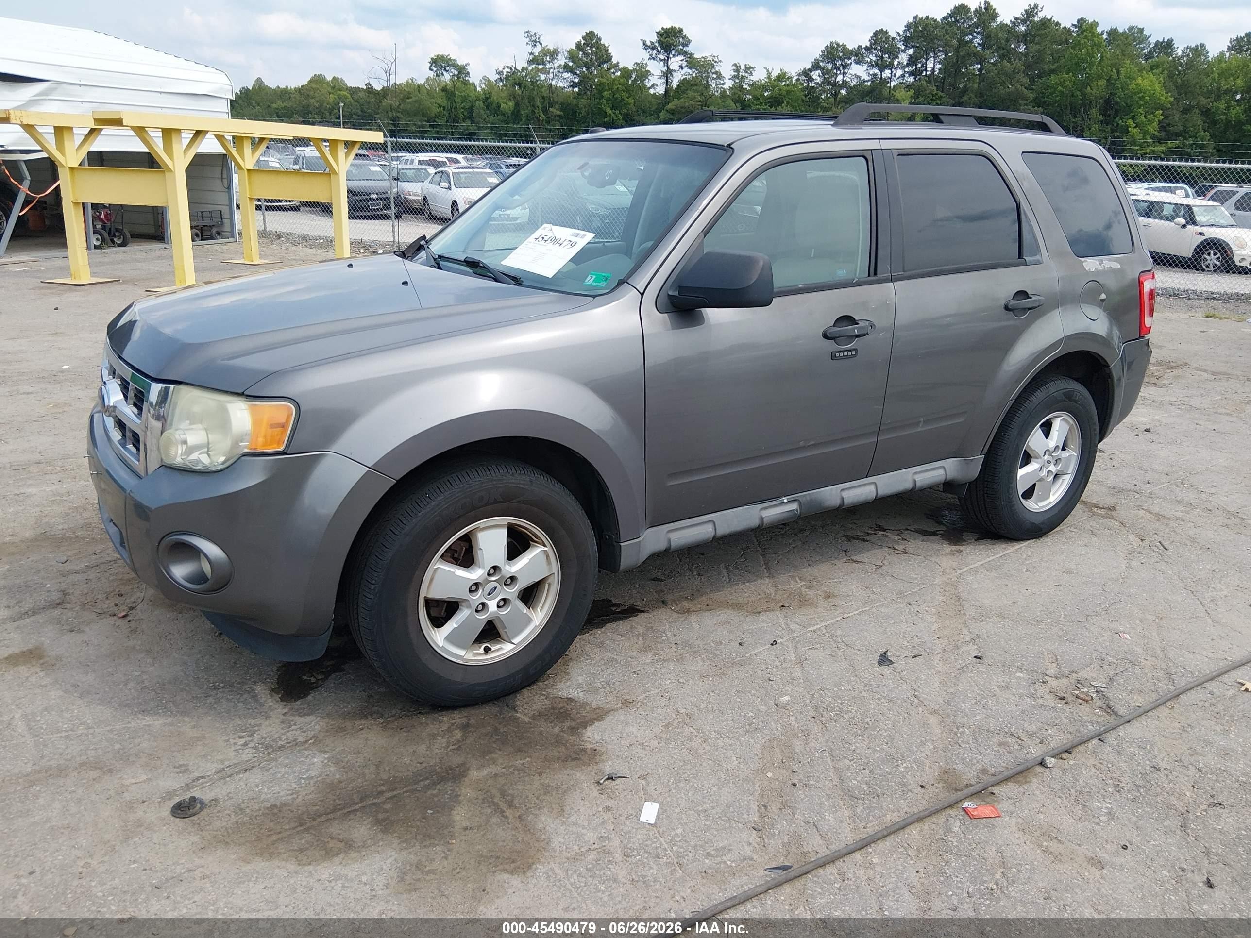 2009 Ford Escape Xlt Gray vin: 1FMCU93G69KB62260