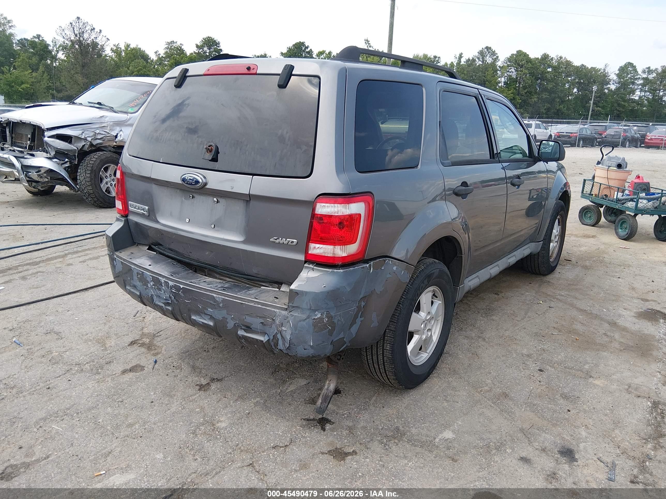2009 Ford Escape Xlt Gray vin: 1FMCU93G69KB62260