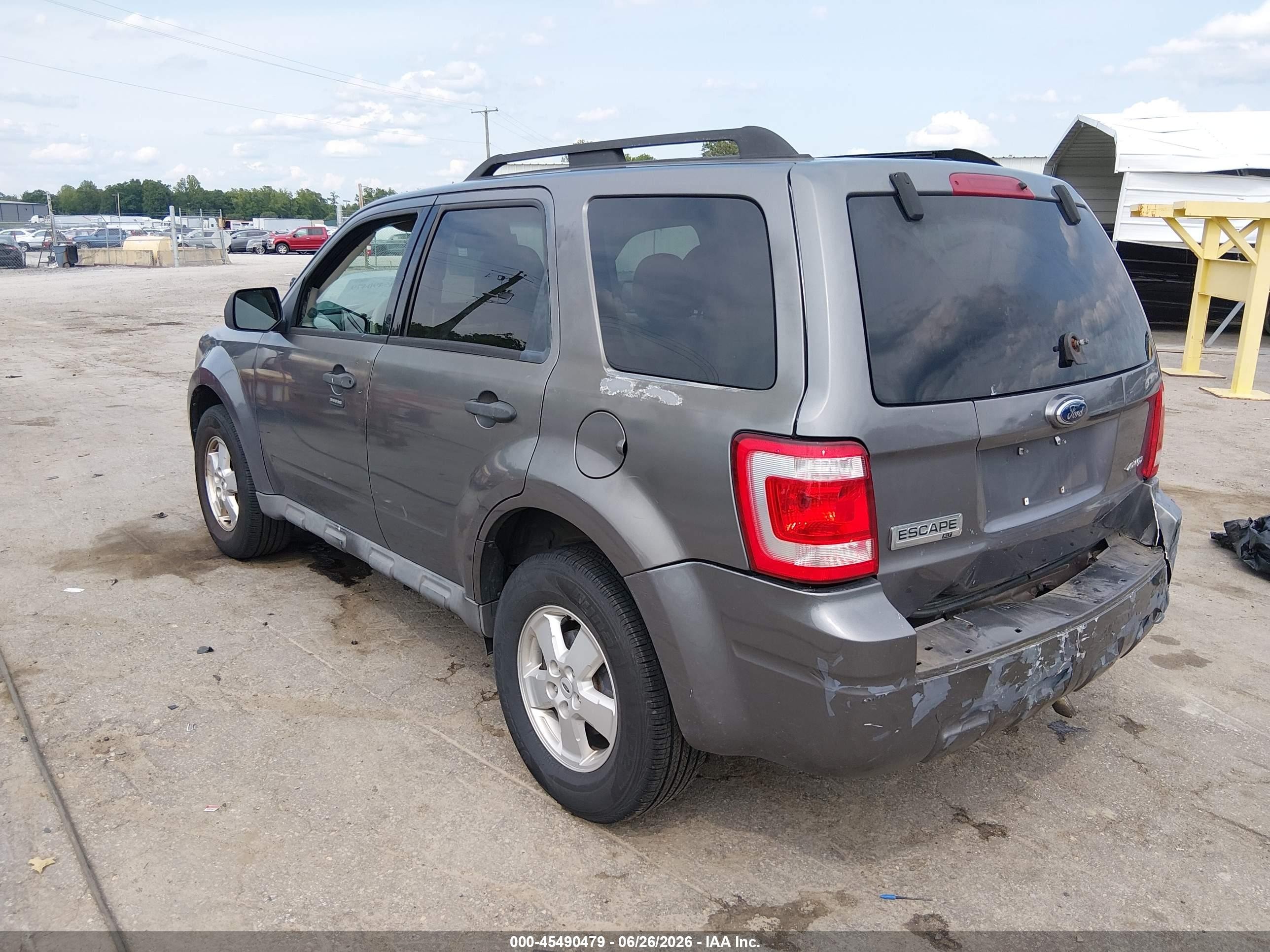 2009 Ford Escape Xlt Gray vin: 1FMCU93G69KB62260
