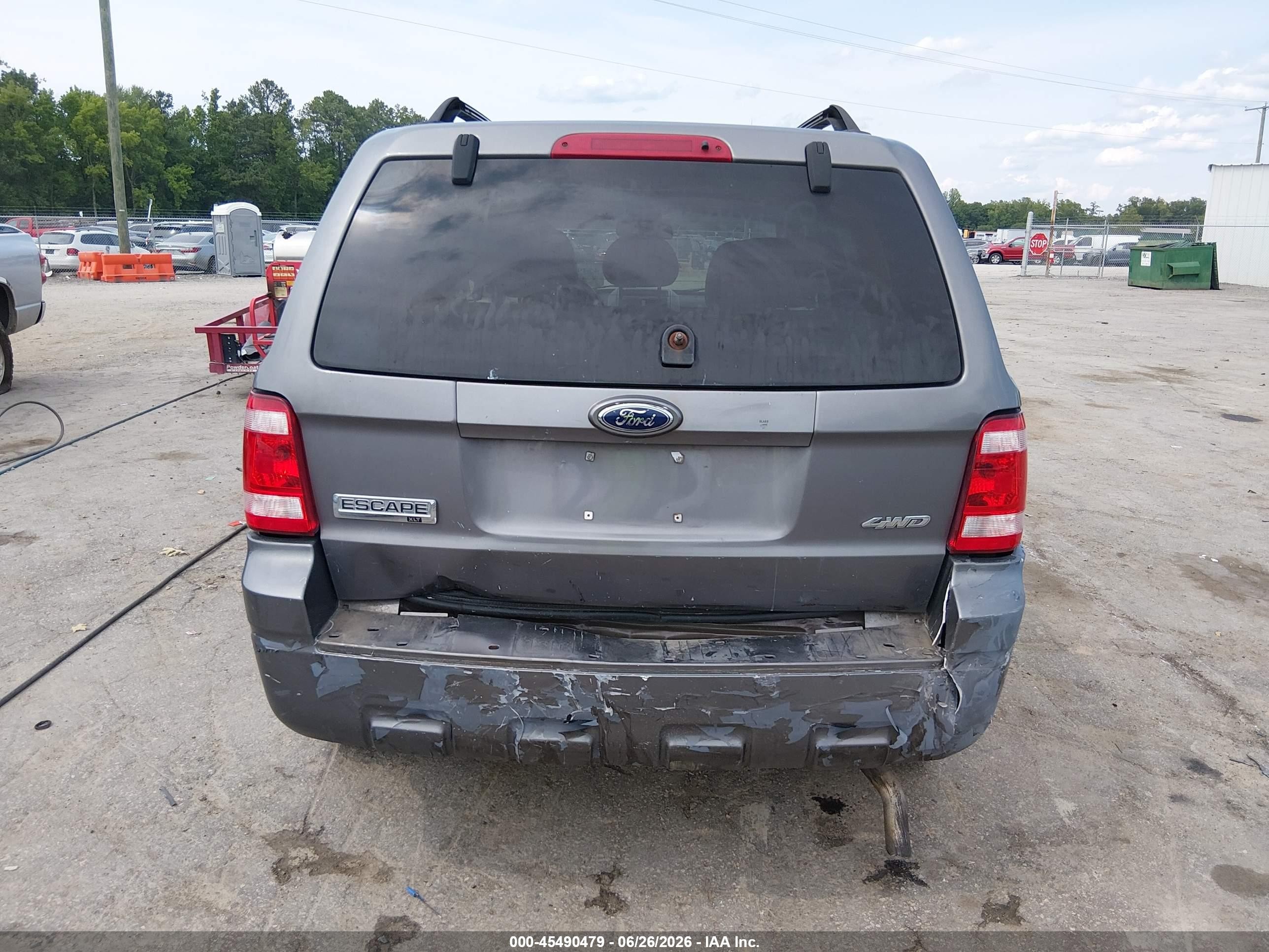 2009 Ford Escape Xlt Gray vin: 1FMCU93G69KB62260