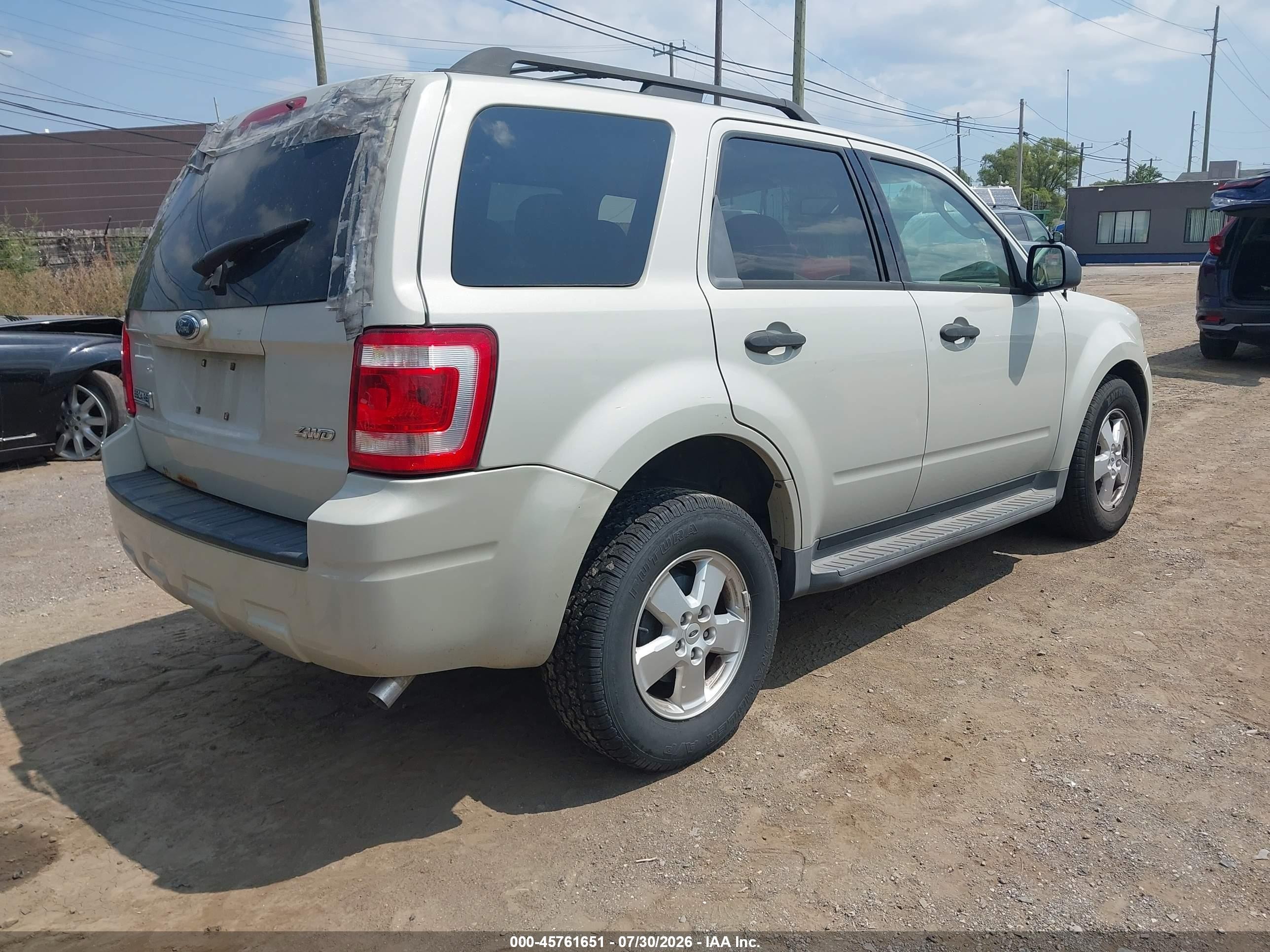 2009 Ford Escape Xlt Cream vin: 1FMCU93G79KB01001