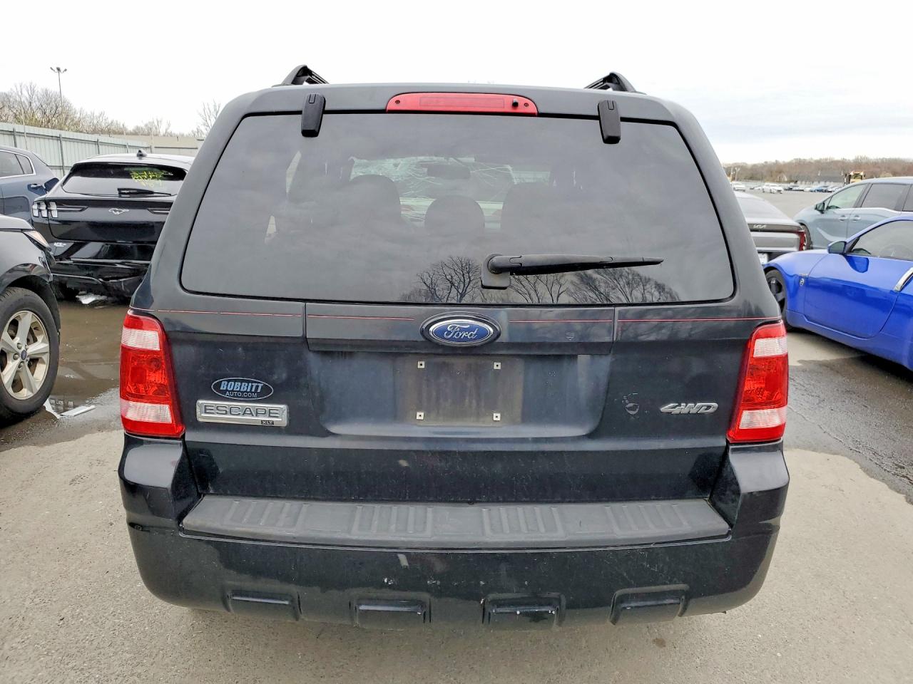 2009 Ford Escape Xlt Black vin: 1FMCU93G89KB20088