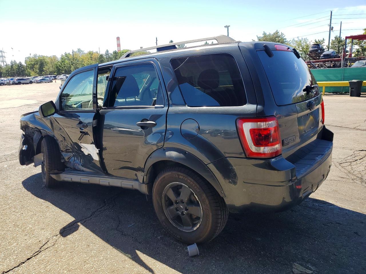 2009 Ford Escape Xlt Gray vin: 1FMCU93G89KB54175