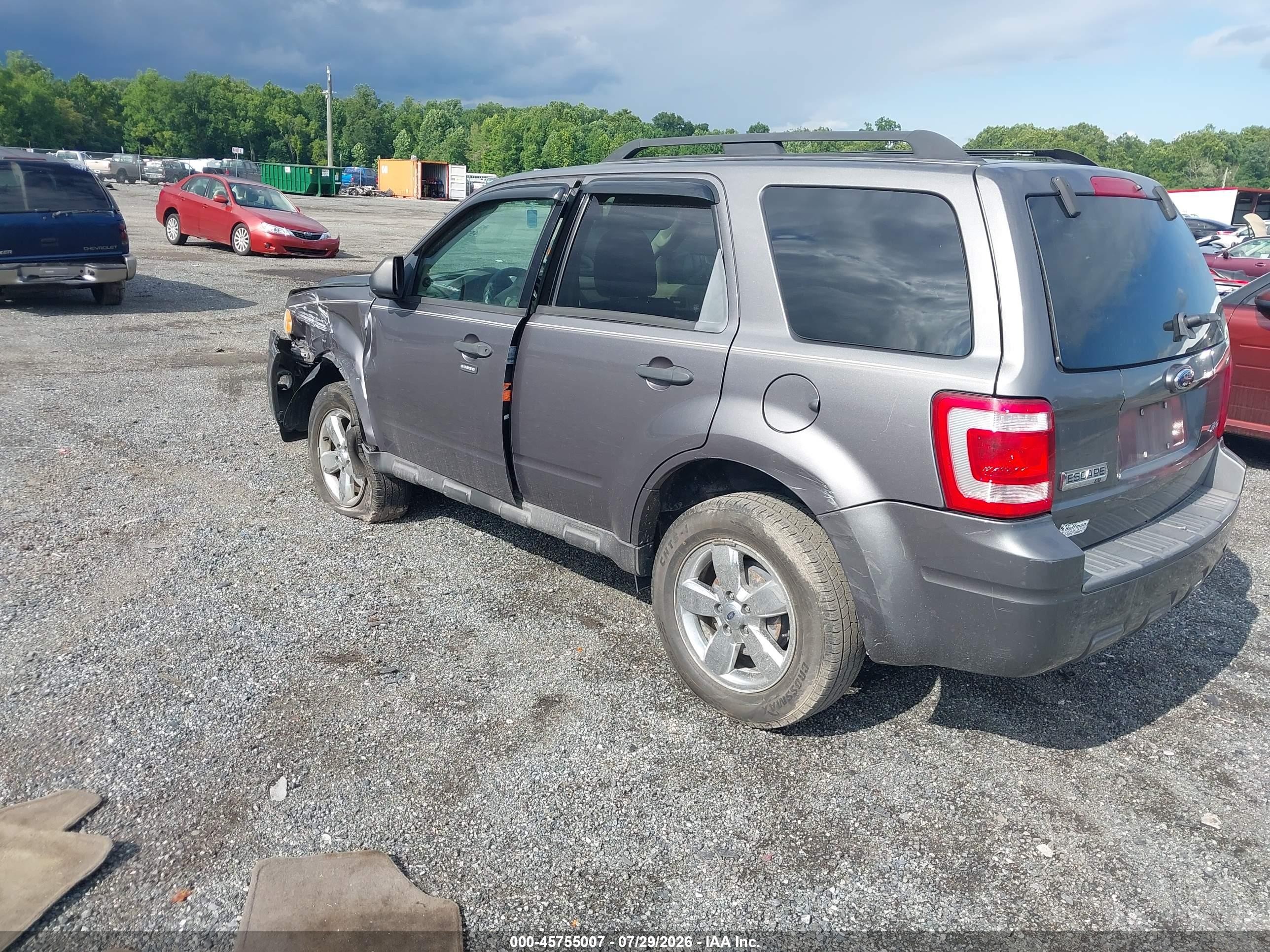 2009 Ford Escape Xlt Gray vin: 1FMCU93G99KA36054