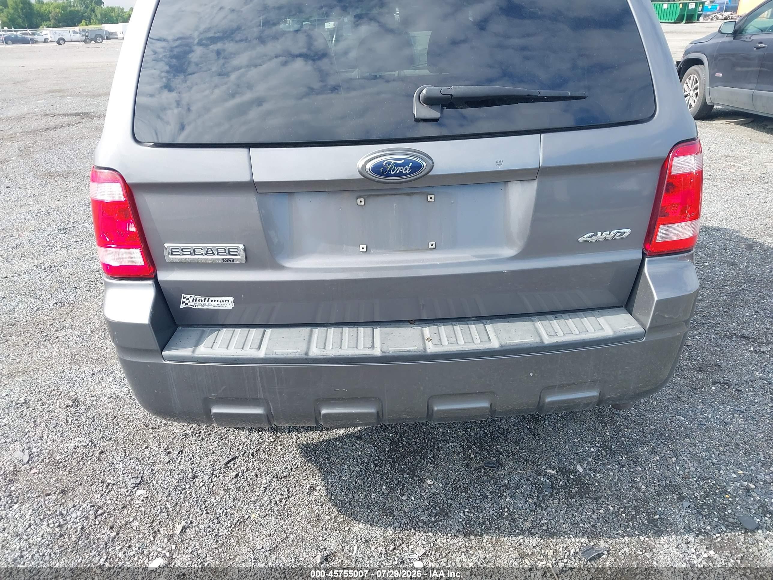 2009 Ford Escape Xlt Gray vin: 1FMCU93G99KA36054