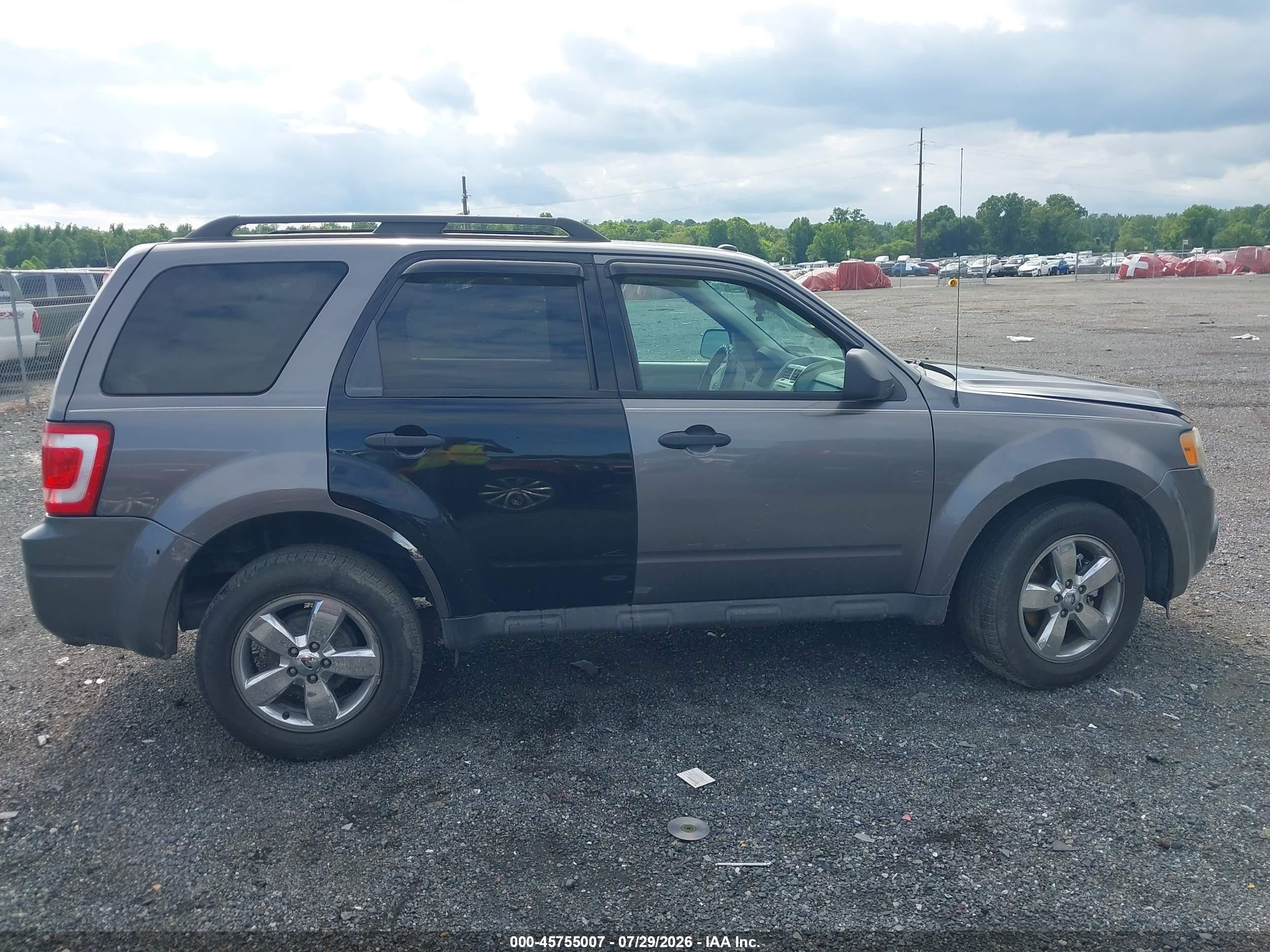 2009 Ford Escape Xlt Gray vin: 1FMCU93G99KA36054