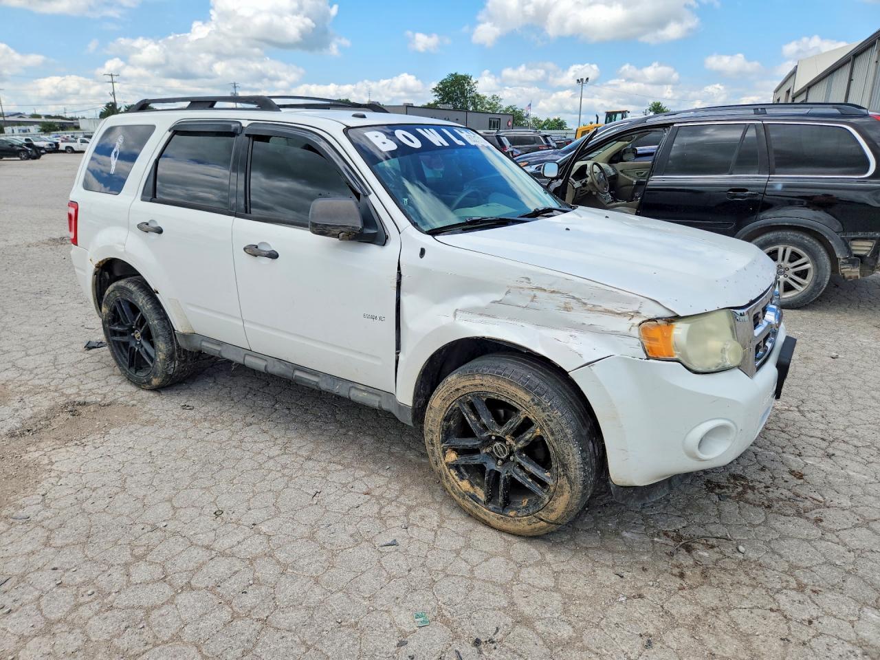 2009 Ford Escape Xlt White vin: 1FMCU93G99KC20023