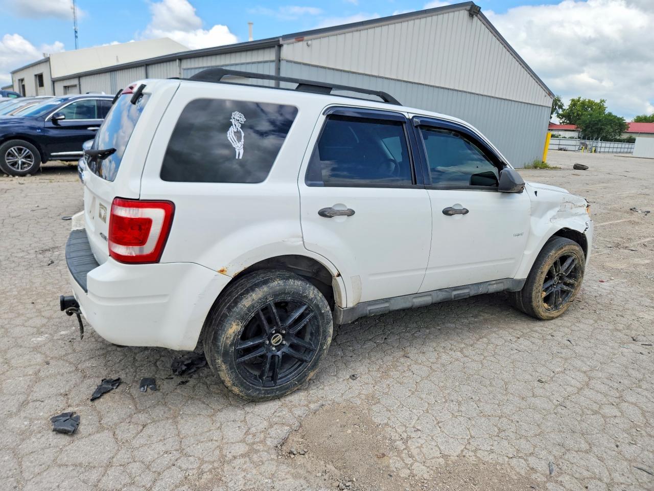 2009 Ford Escape Xlt White vin: 1FMCU93G99KC20023
