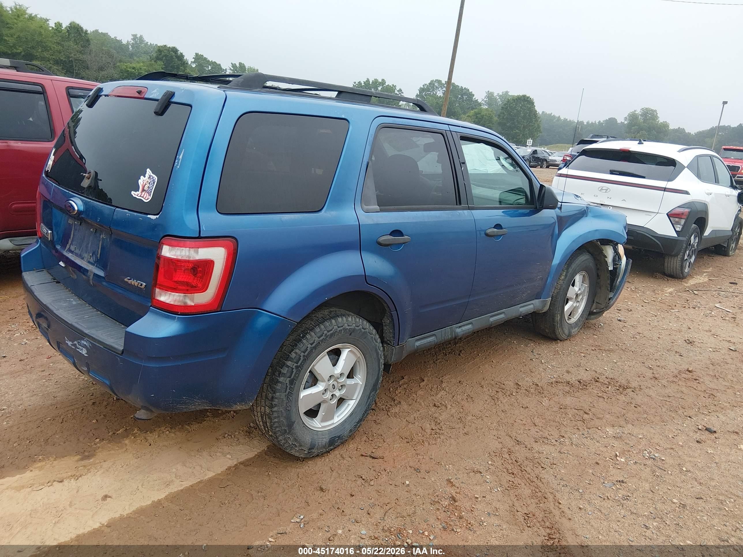 2009 Ford Escape Xlt Blue vin: 1FMCU93GX9KA02544