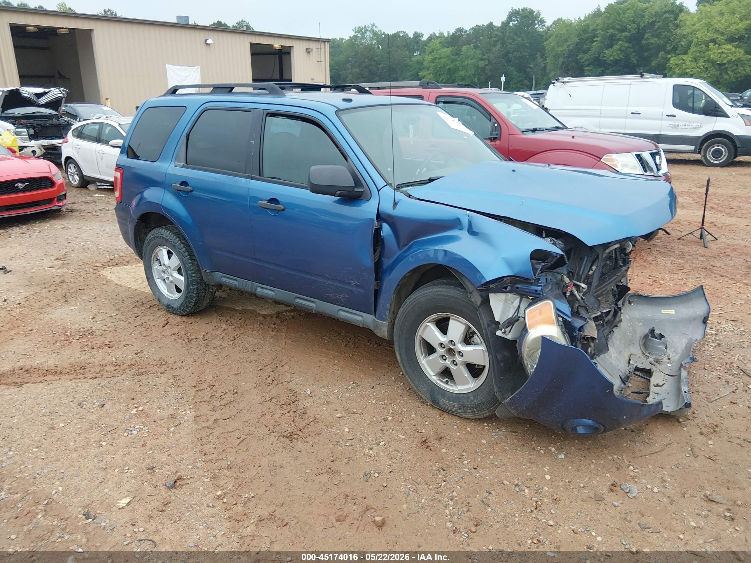 2009 Ford Escape Xlt Blue vin: 1FMCU93GX9KA02544