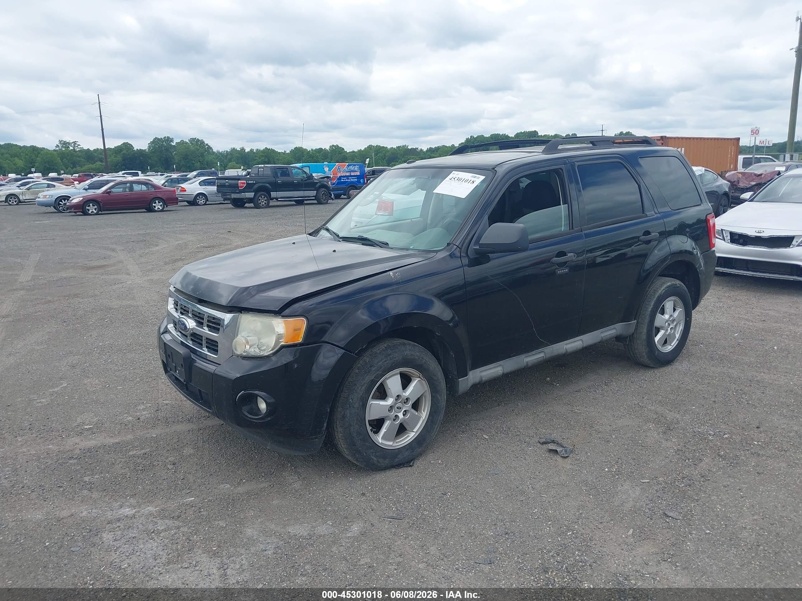 2009 Ford Escape Xlt Black vin: 1FMCU93GX9KC26008