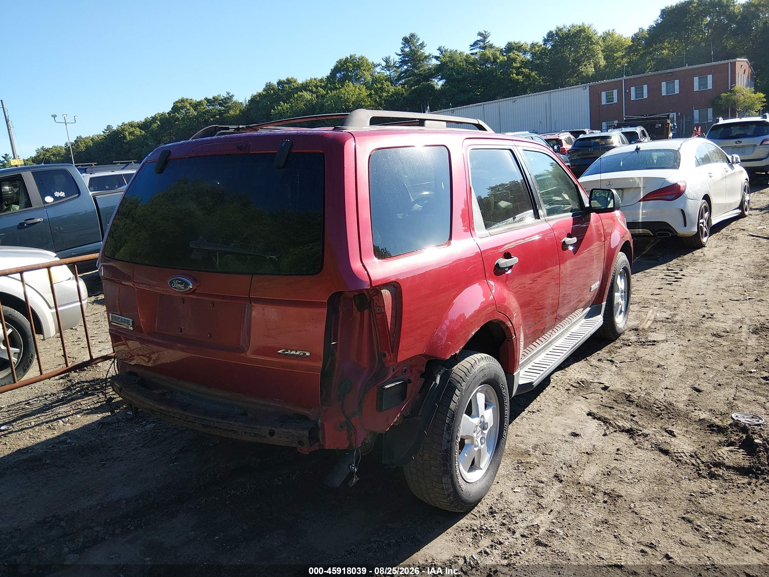 2008 Ford Escape Xlt Red vin: 1FMCU93Z08KA28148