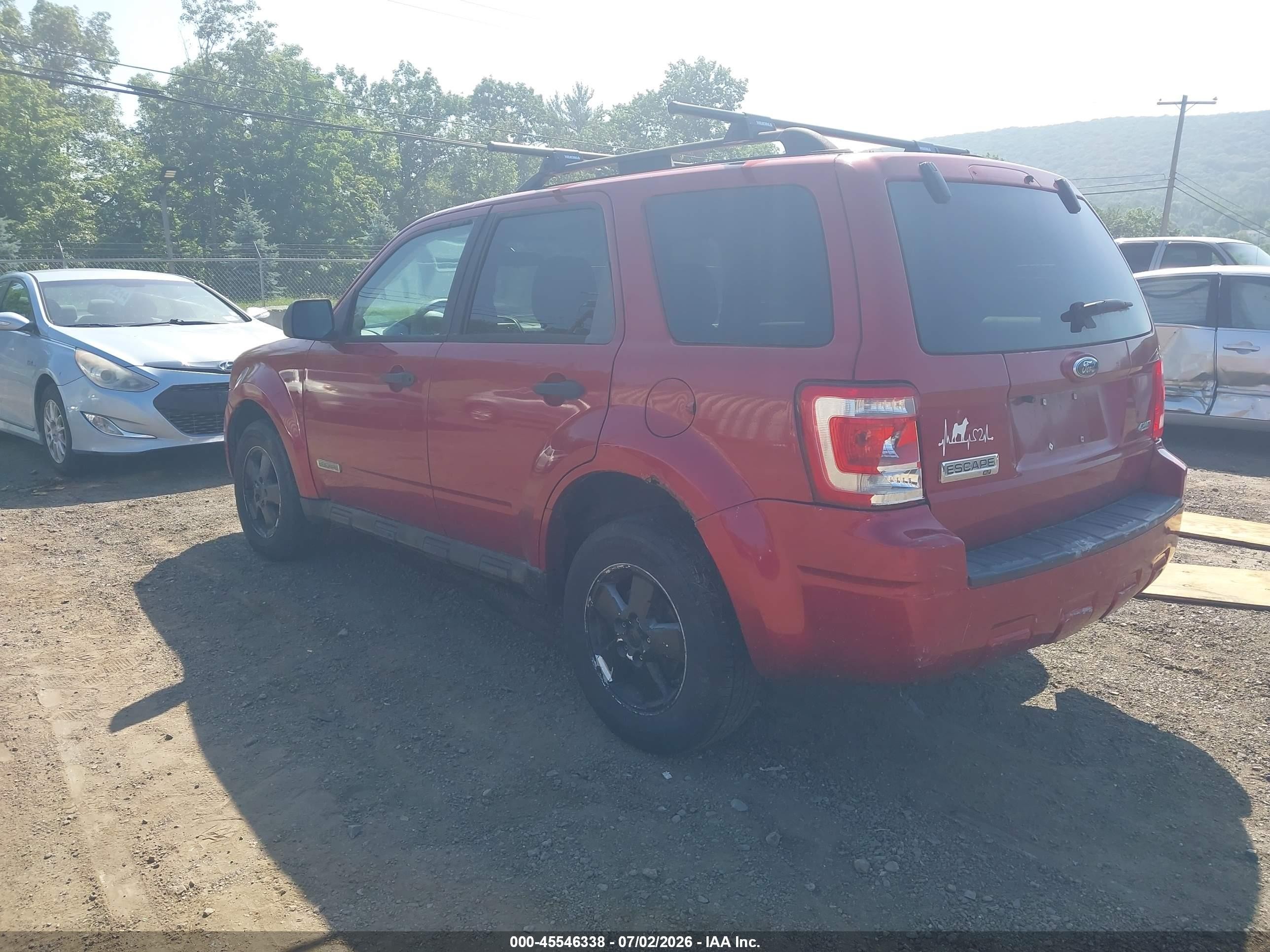 2008 Ford Escape Xlt Red vin: 1FMCU93Z88KA16054