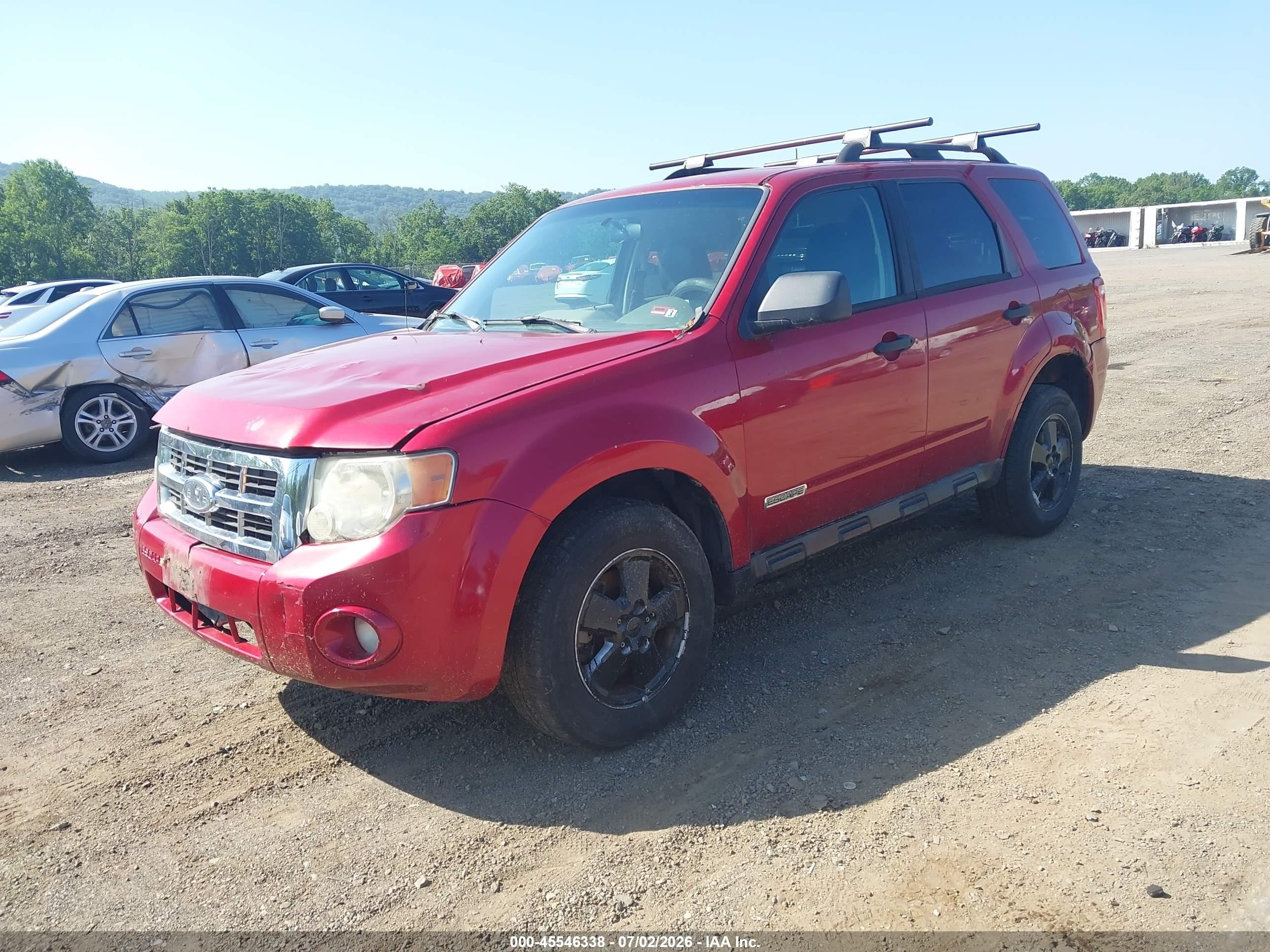 2008 Ford Escape Xlt Red vin: 1FMCU93Z88KA16054