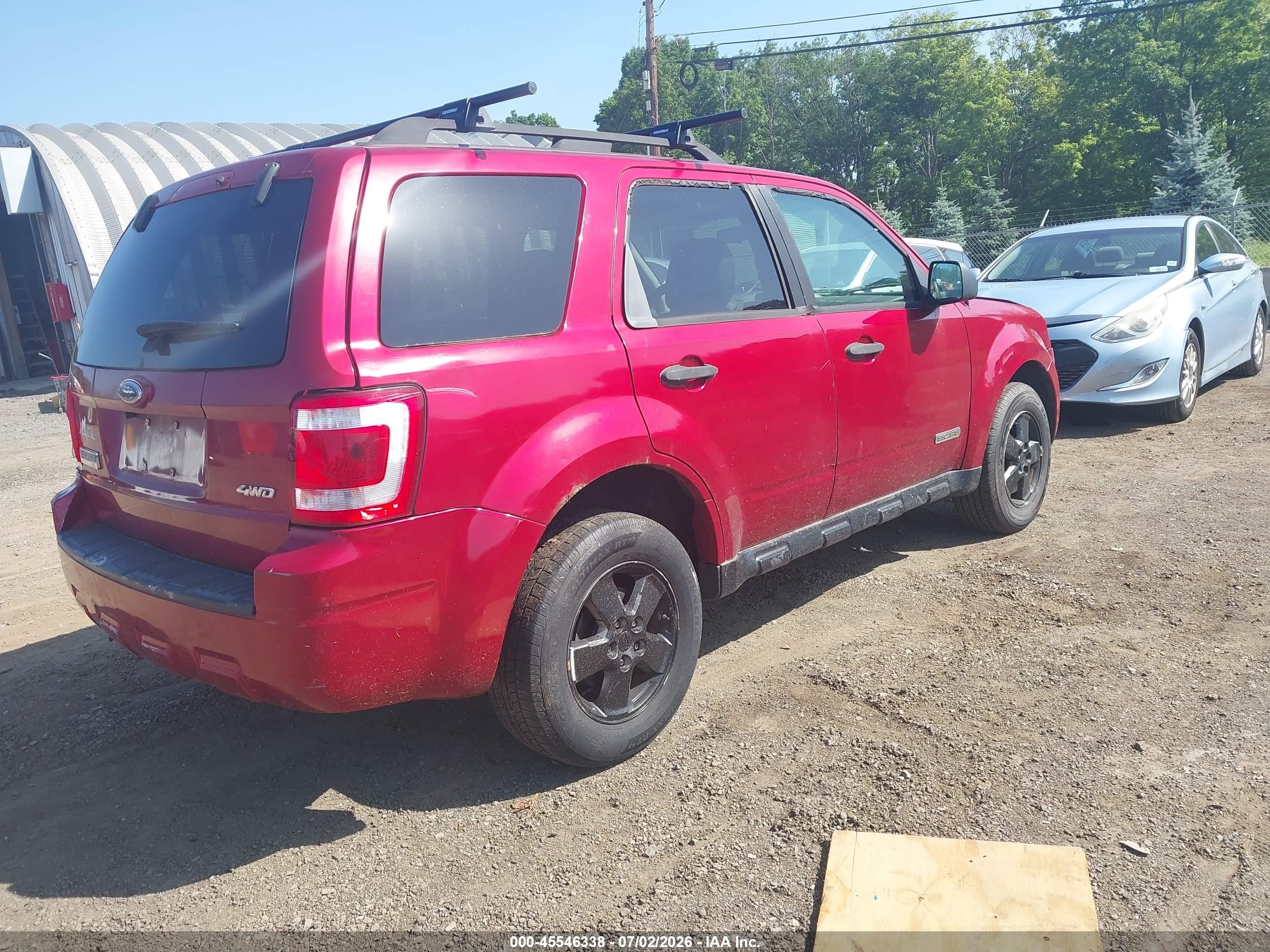 2008 Ford Escape Xlt Red vin: 1FMCU93Z88KA16054