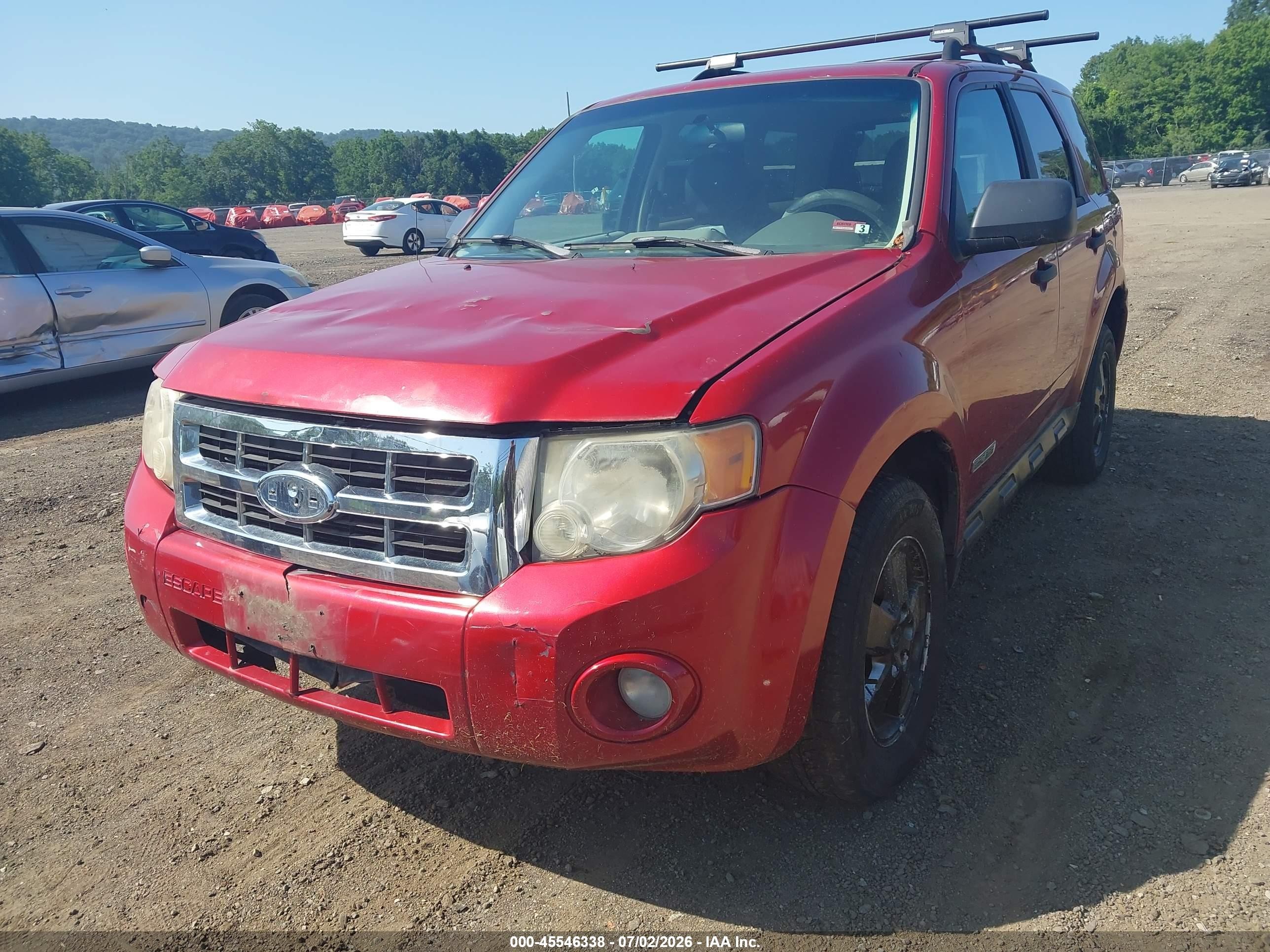 2008 Ford Escape Xlt Red vin: 1FMCU93Z88KA16054