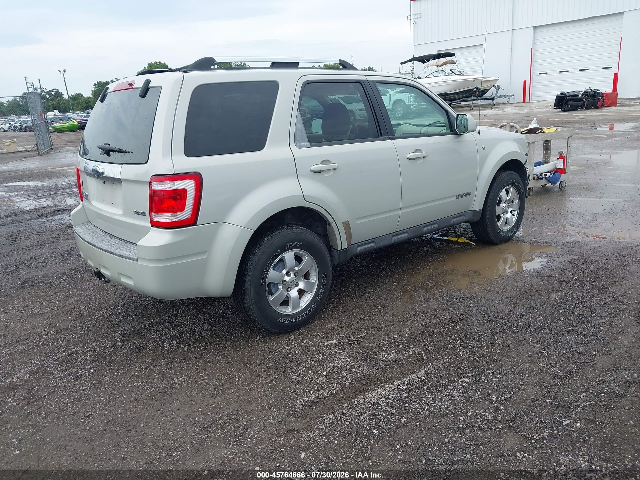 2008 Ford Escape Limited Burgundy vin: 1FMCU94108KB75224