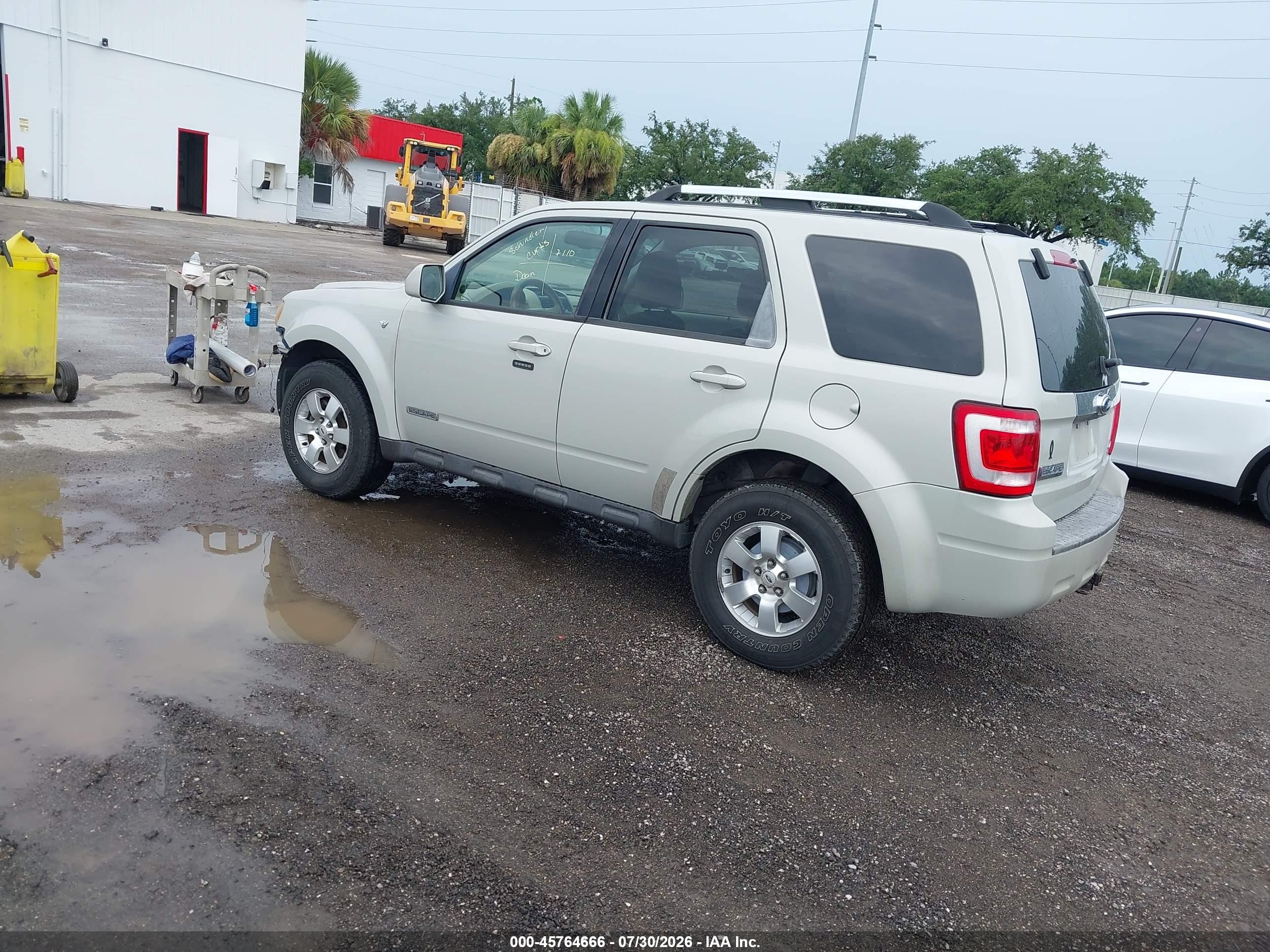 2008 Ford Escape Limited Burgundy vin: 1FMCU94108KB75224