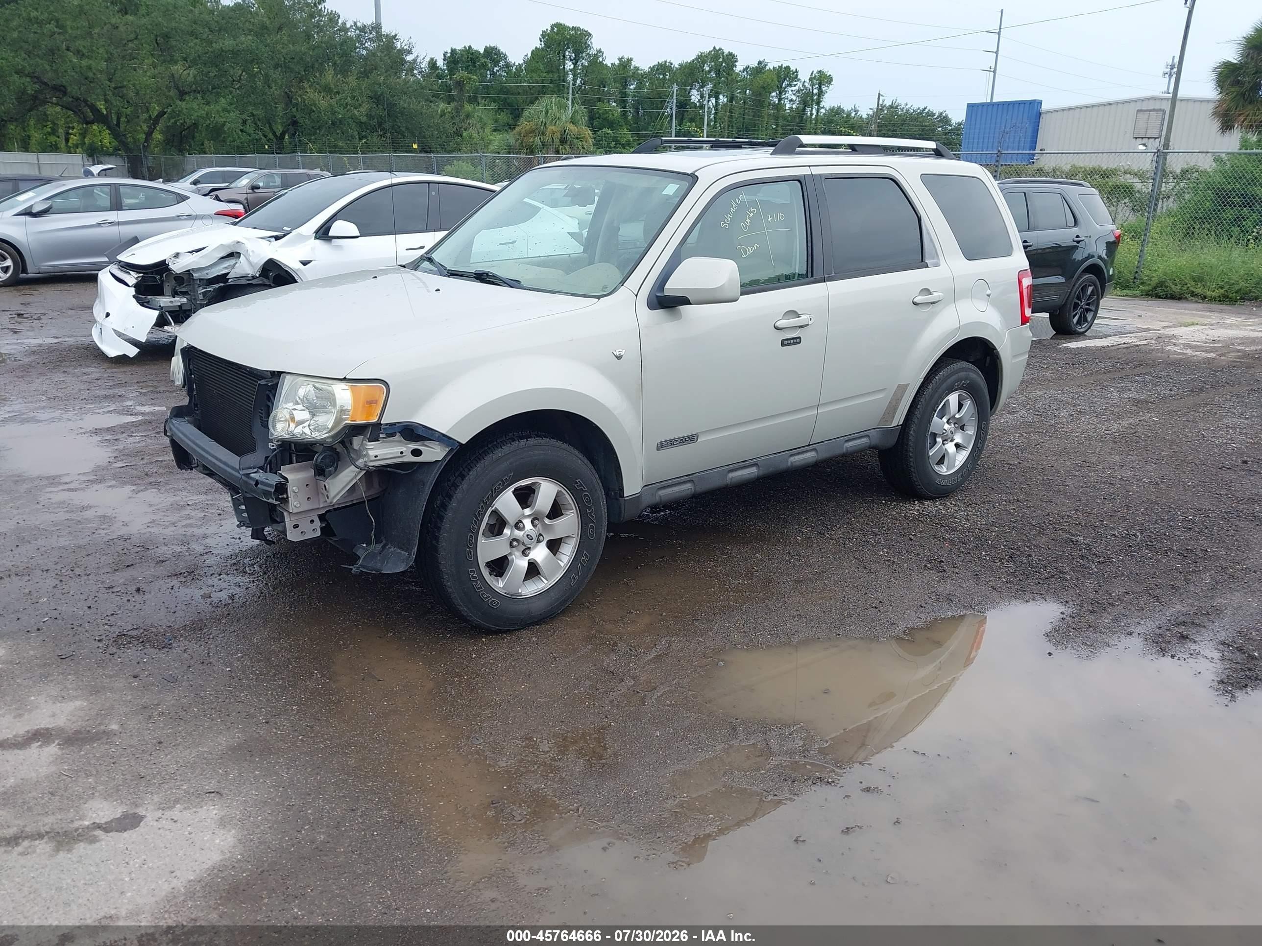2008 Ford Escape Limited Burgundy vin: 1FMCU94108KB75224