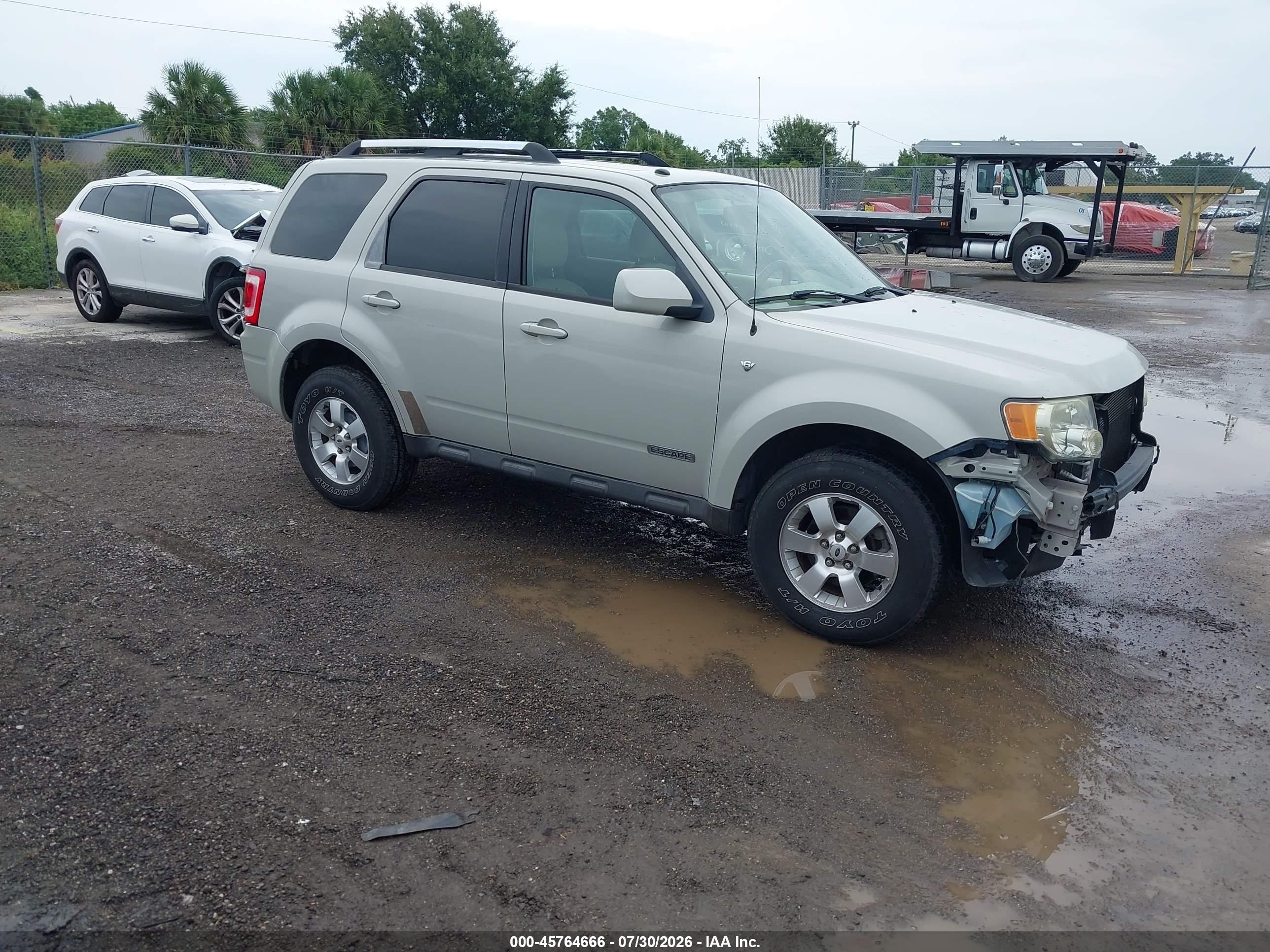 2008 Ford Escape Limited Burgundy vin: 1FMCU94108KB75224