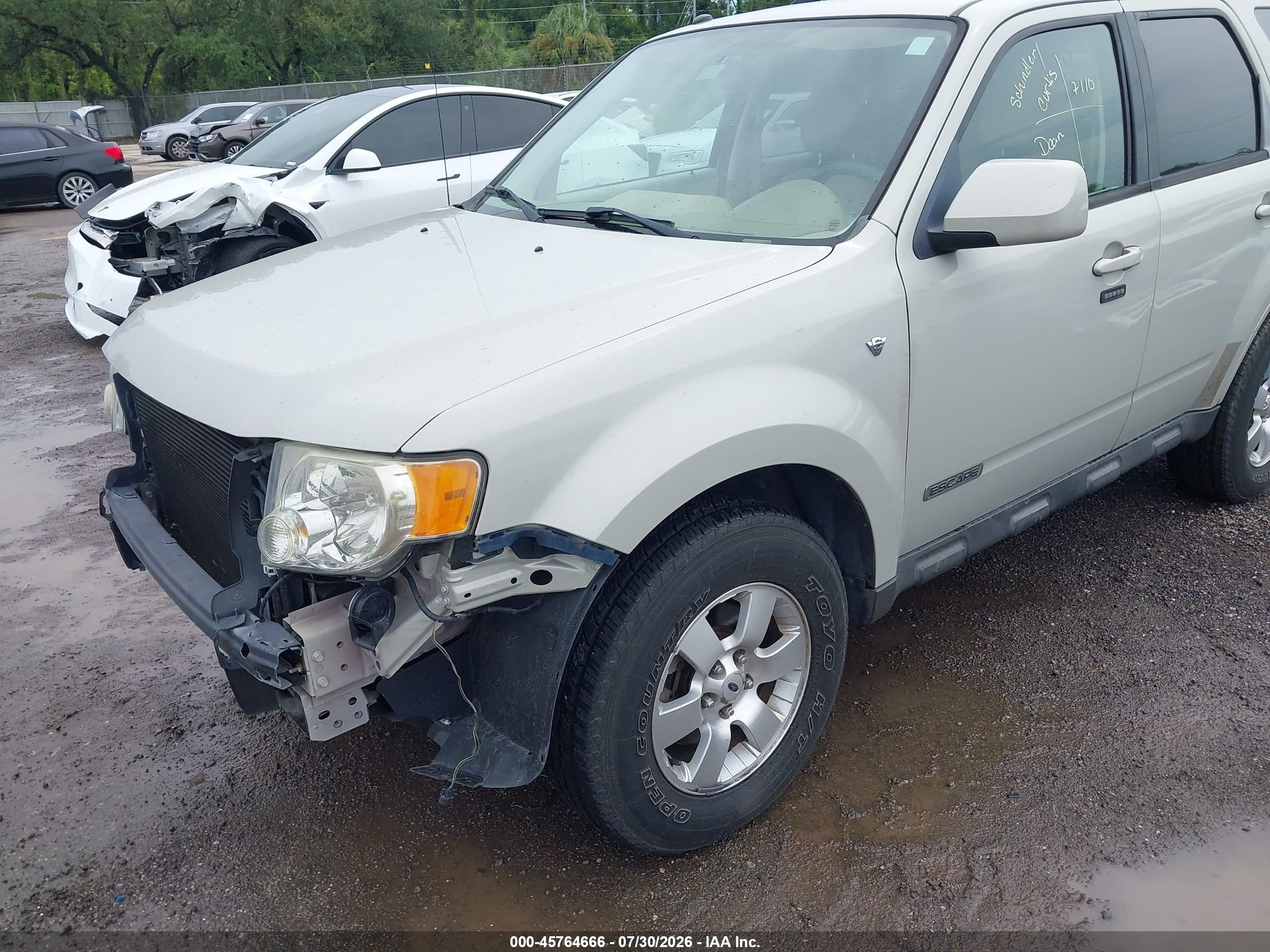 2008 Ford Escape Limited Burgundy vin: 1FMCU94108KB75224