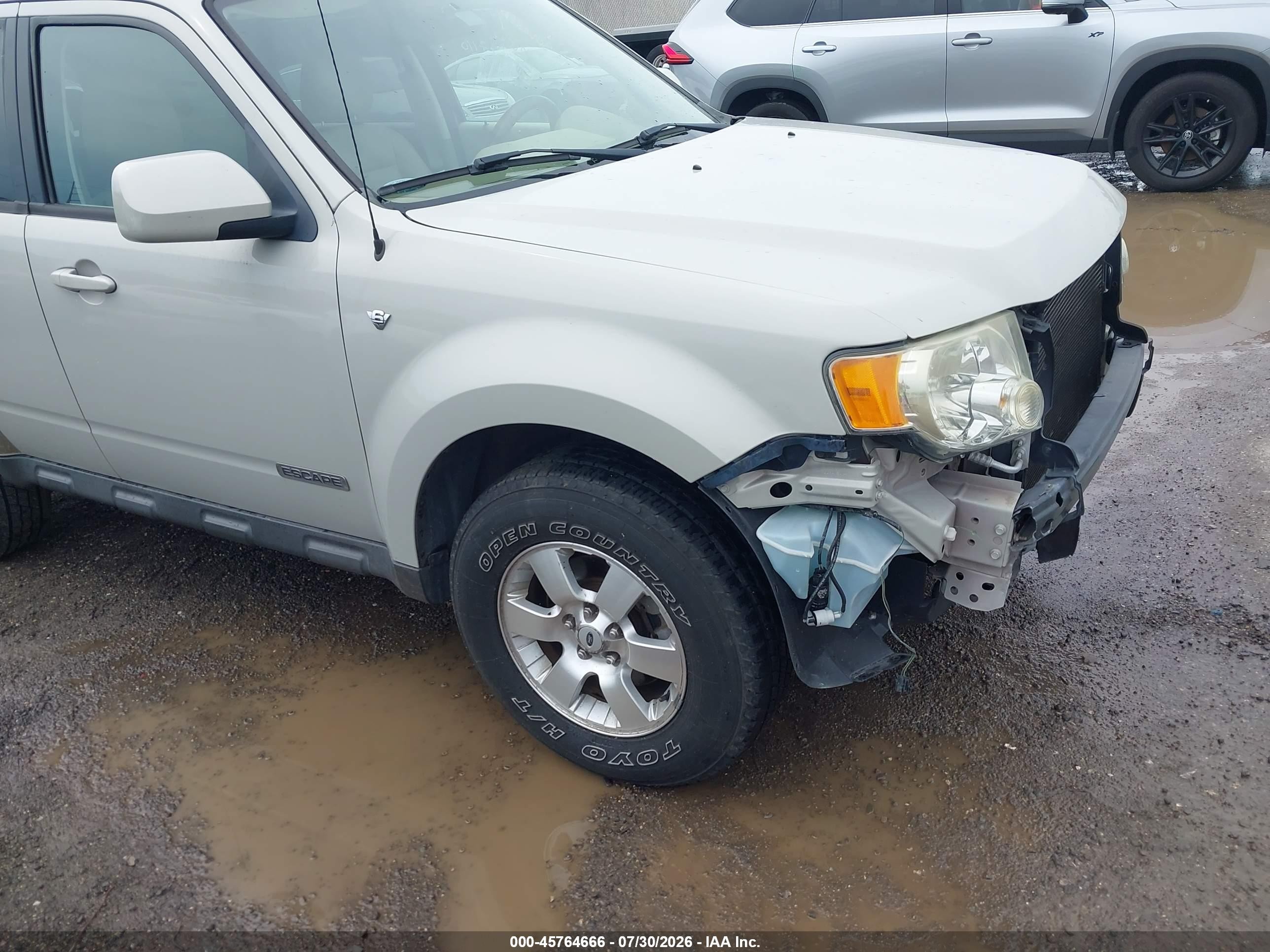 2008 Ford Escape Limited Burgundy vin: 1FMCU94108KB75224