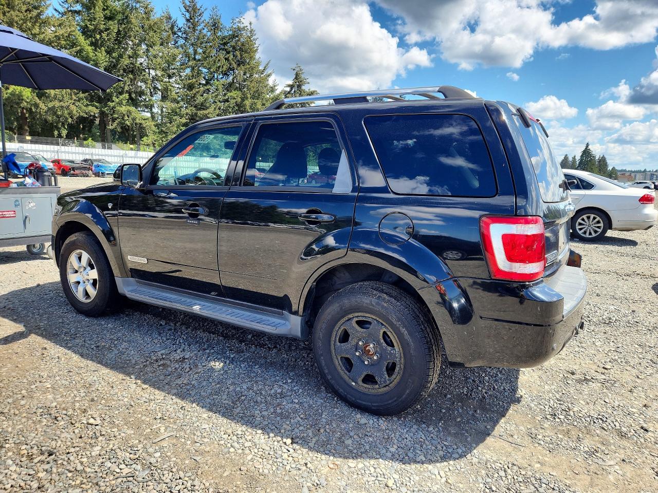 2008 Ford Escape Limited Black vin: 1FMCU94118KD00635