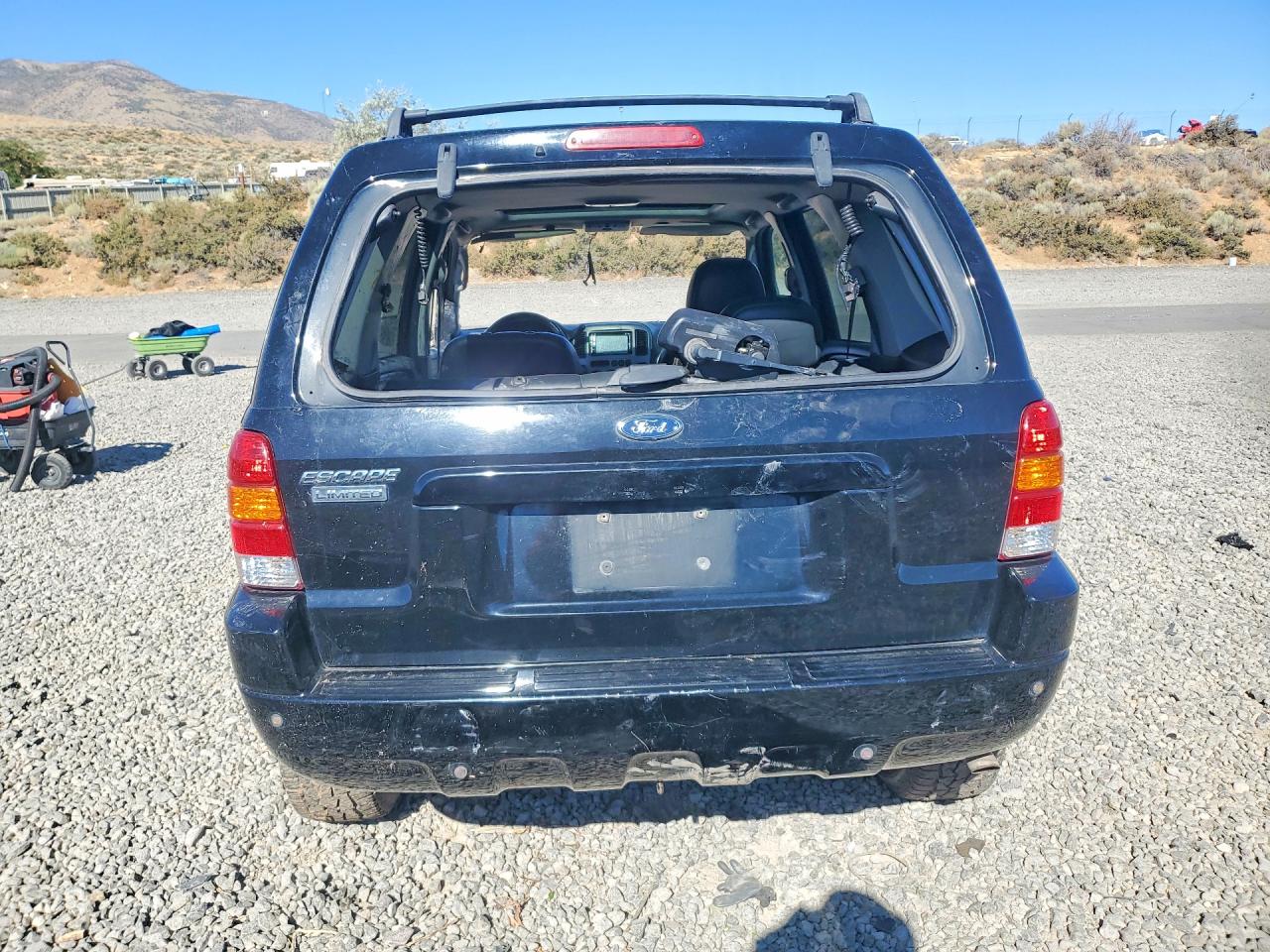 2003 Ford Escape Limited Black vin: 1FMCU94123KE03345