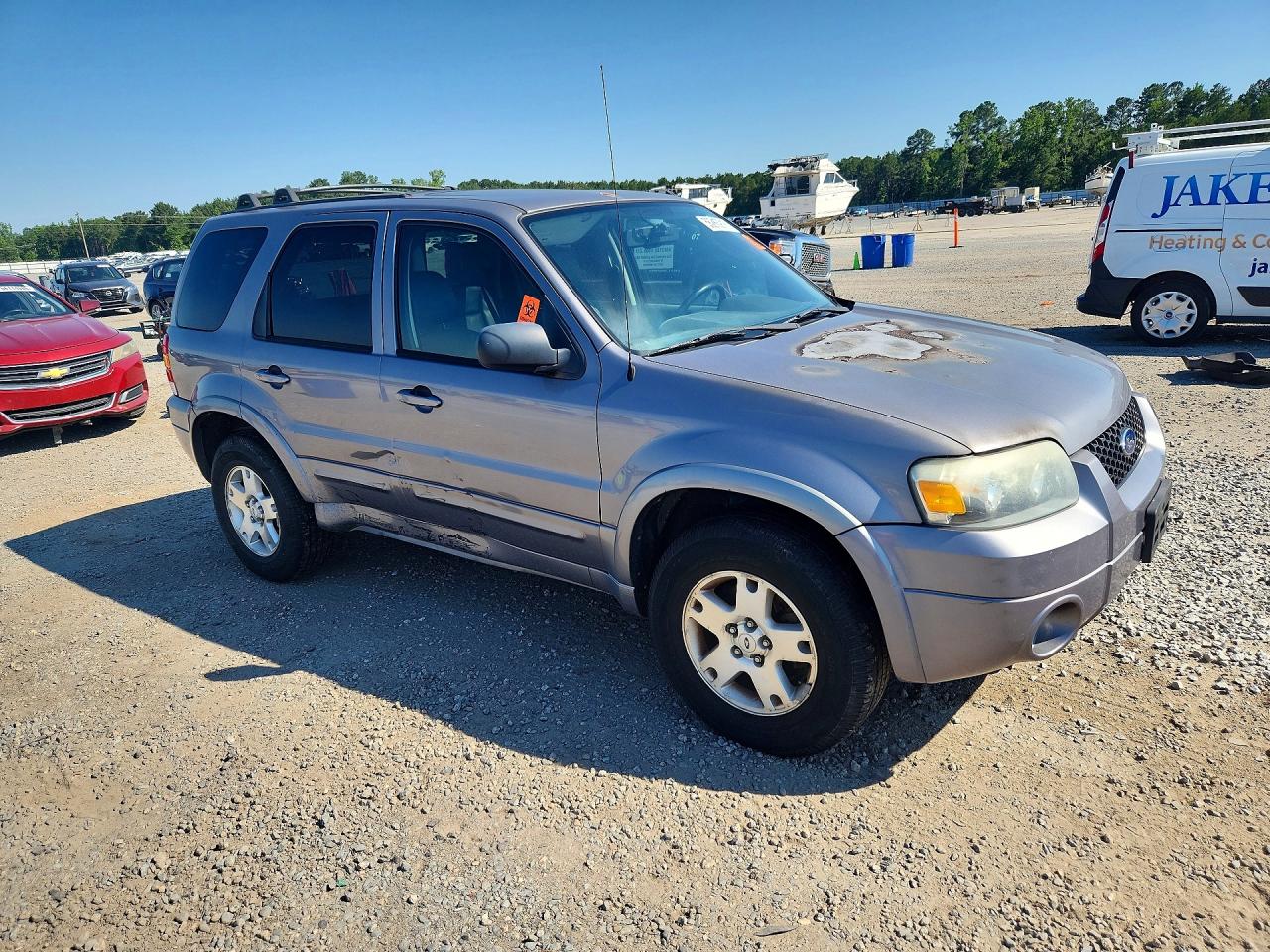 2007 Ford Escape Limited Gray vin: 1FMCU94127KB88054