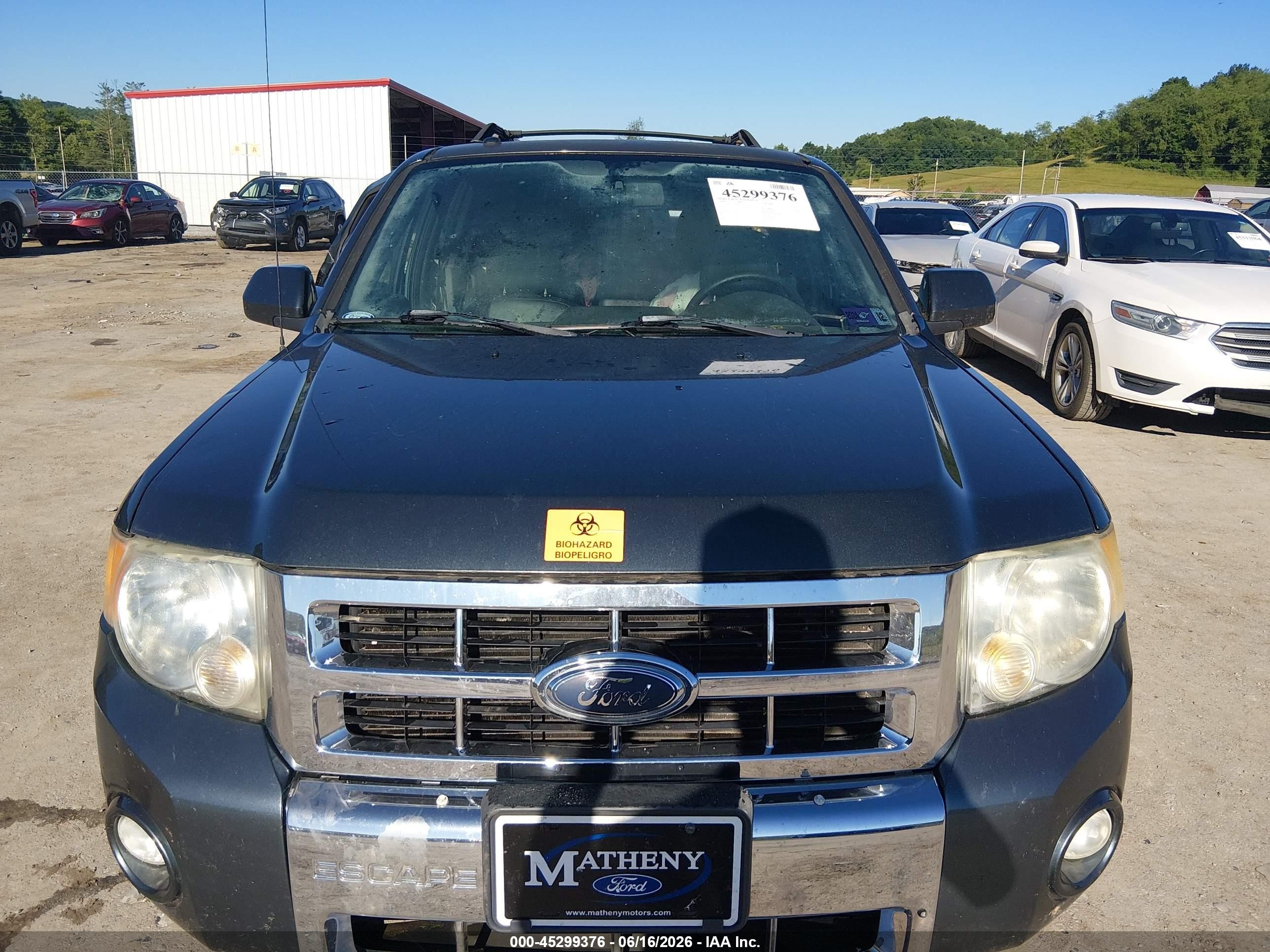 2008 Ford Escape Limited Gray vin: 1FMCU94128KA77957