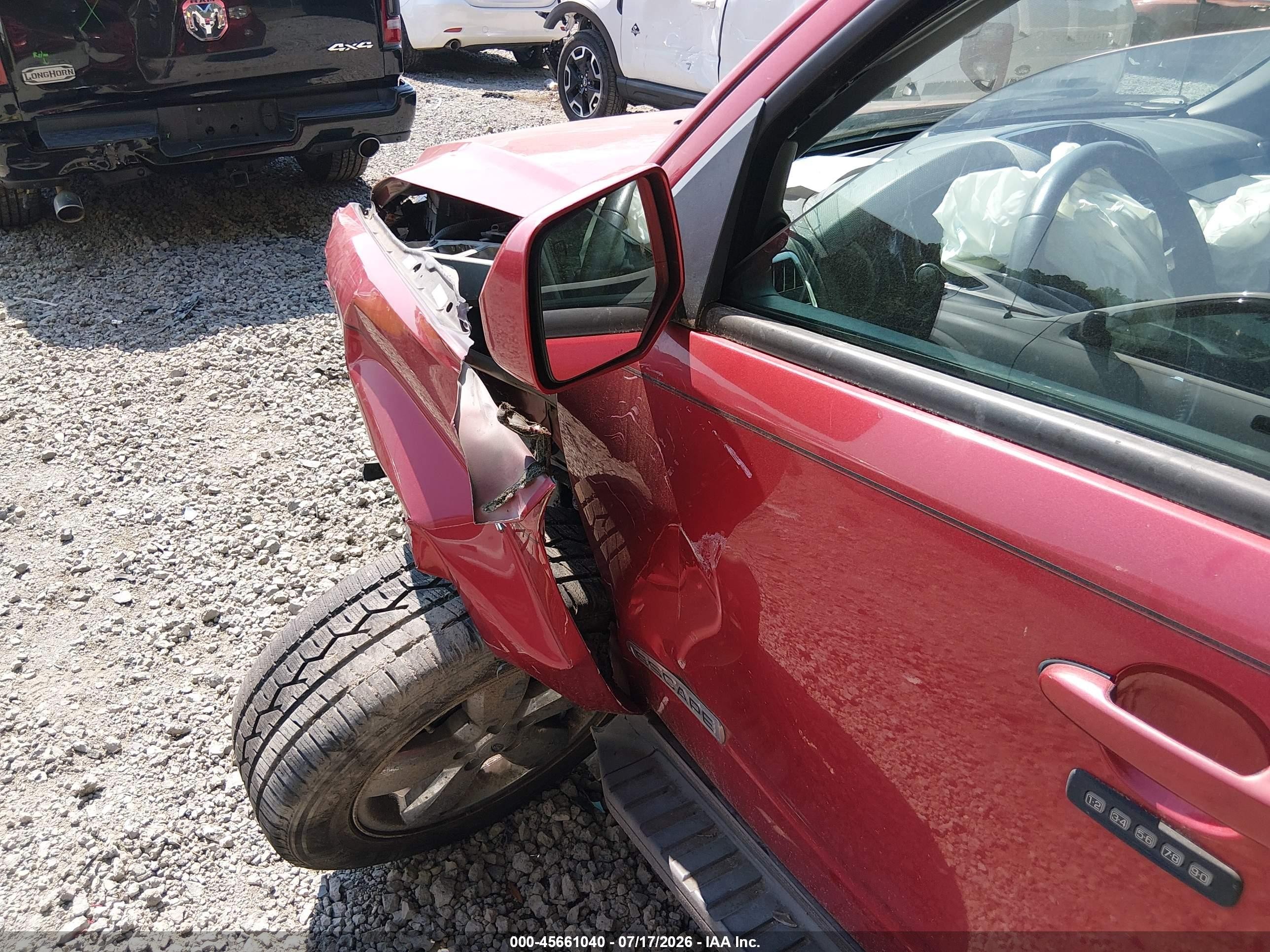 2008 Ford Escape Limited Red vin: 1FMCU94128KE44260