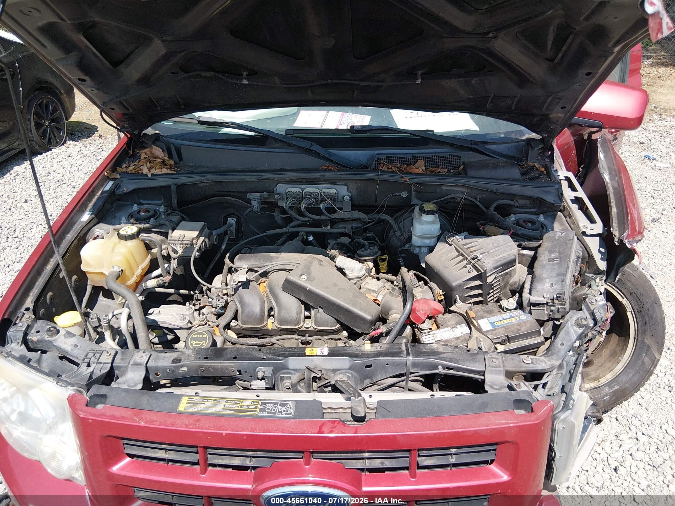 2008 Ford Escape Limited Red vin: 1FMCU94128KE44260