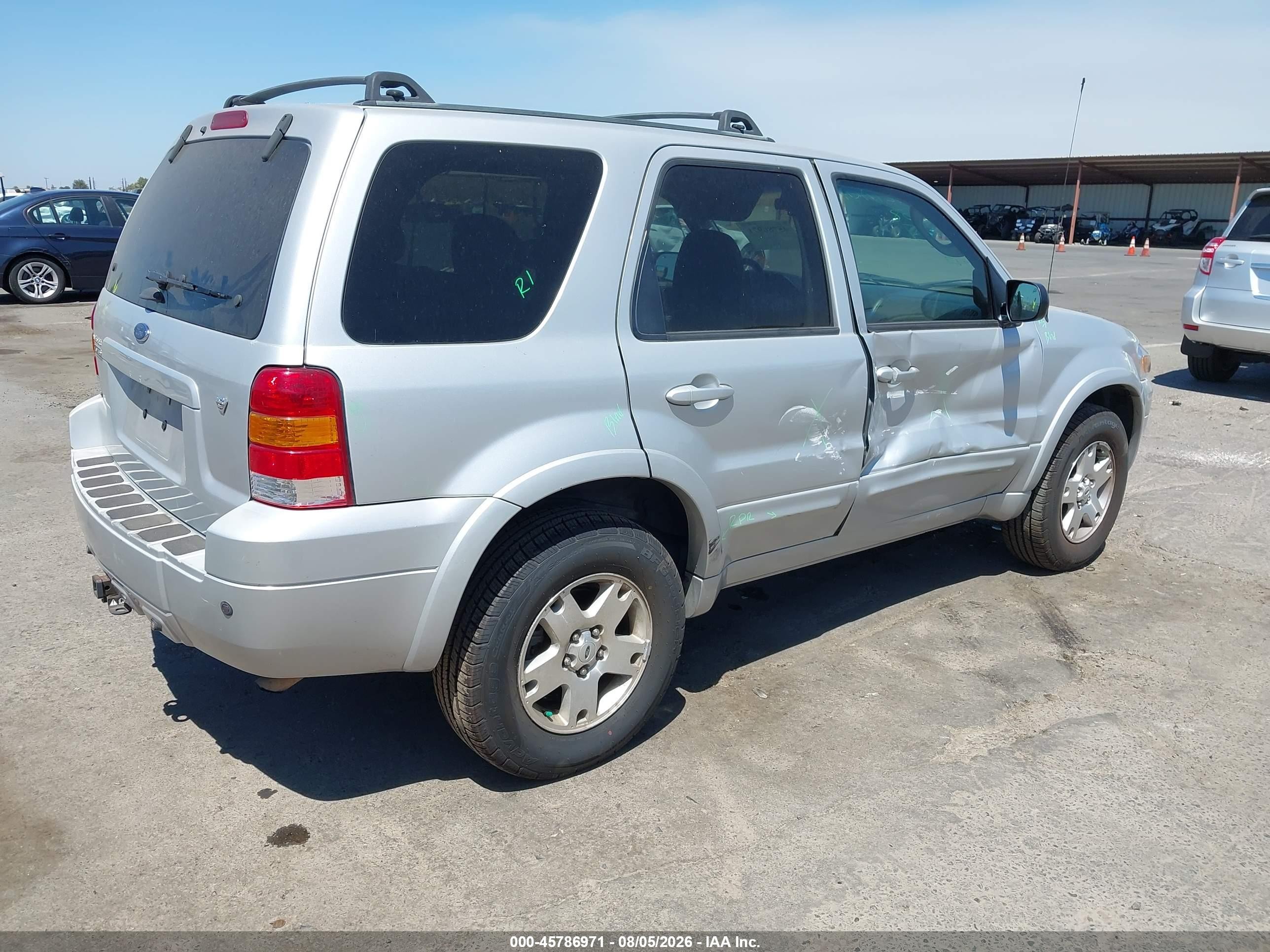 2007 Ford Escape Limited Silver vin: 1FMCU94137KA16163