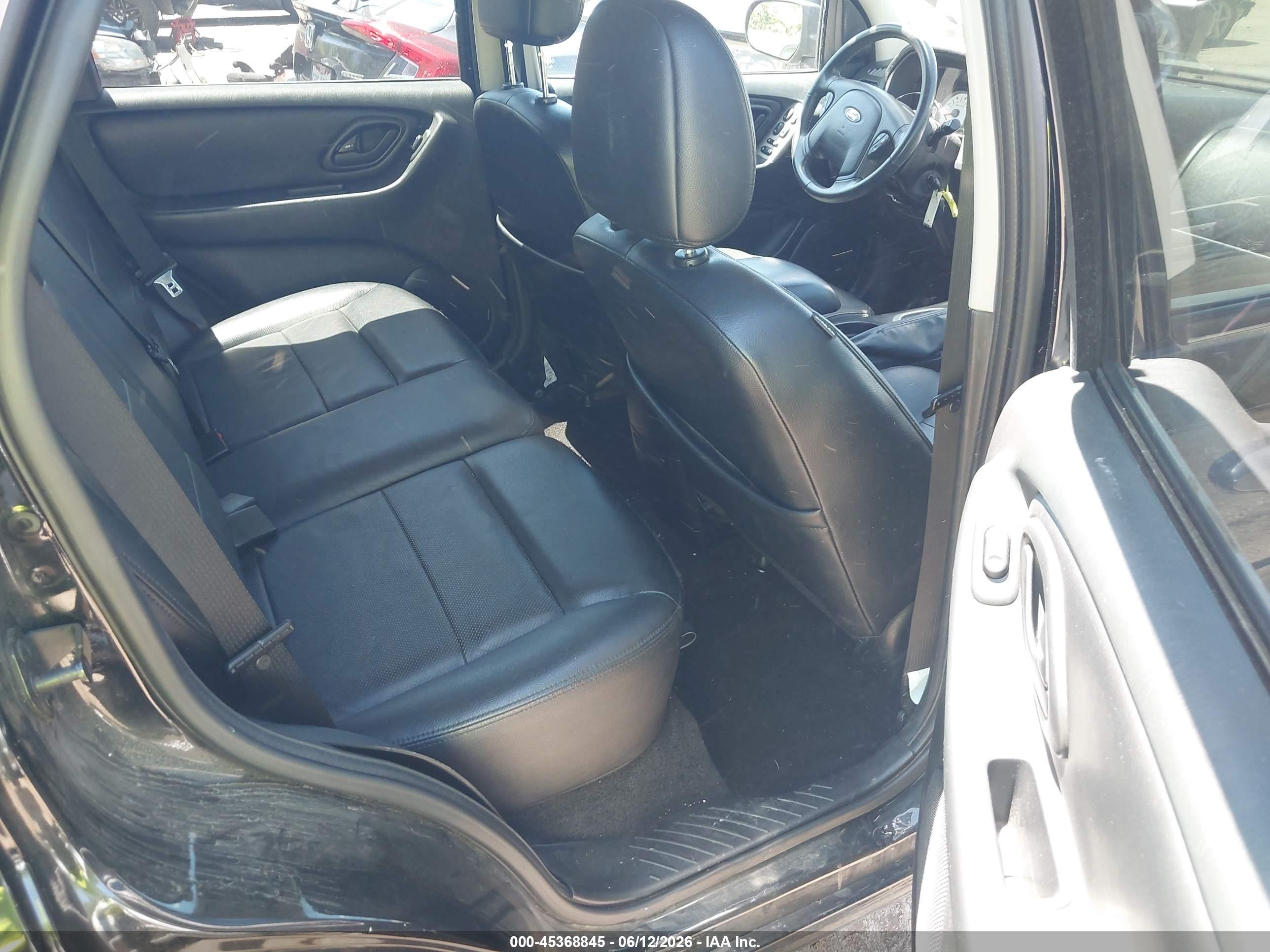 2007 Ford Escape Limited Black vin: 1FMCU94137KA25154