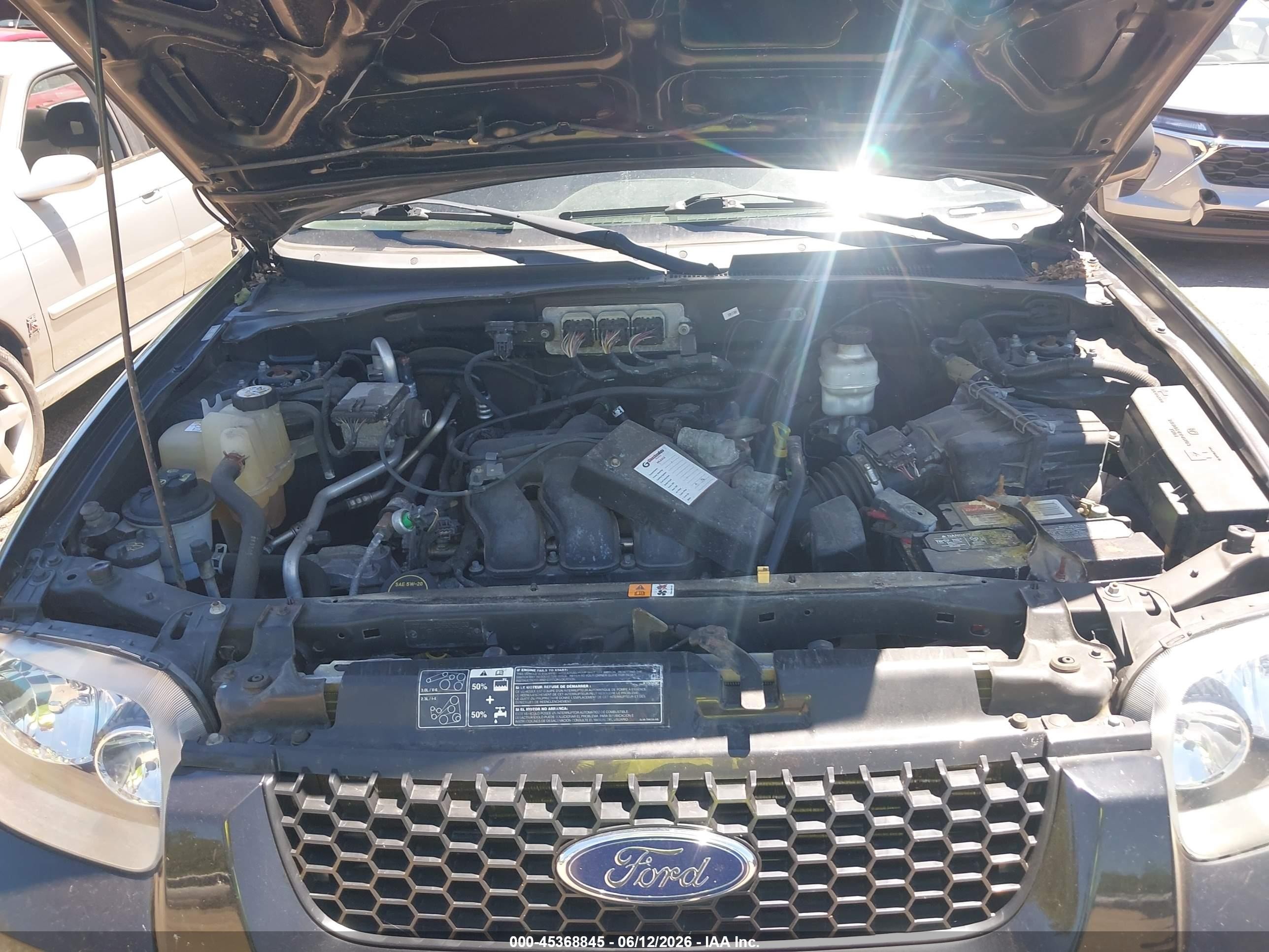 2007 Ford Escape Limited Black vin: 1FMCU94137KA25154