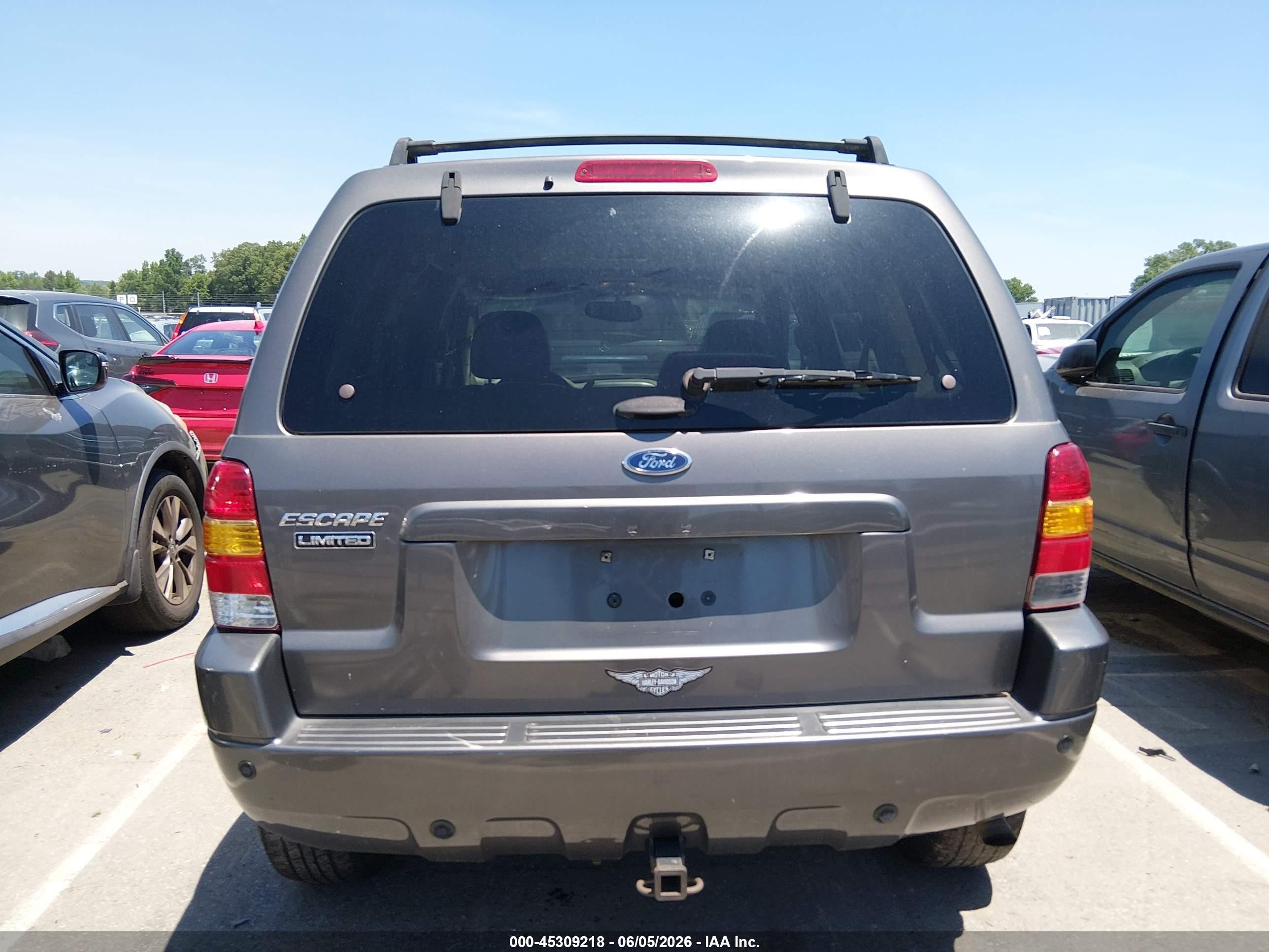2003 Ford Escape Limited Серый vin: 1FMCU94143KE19756