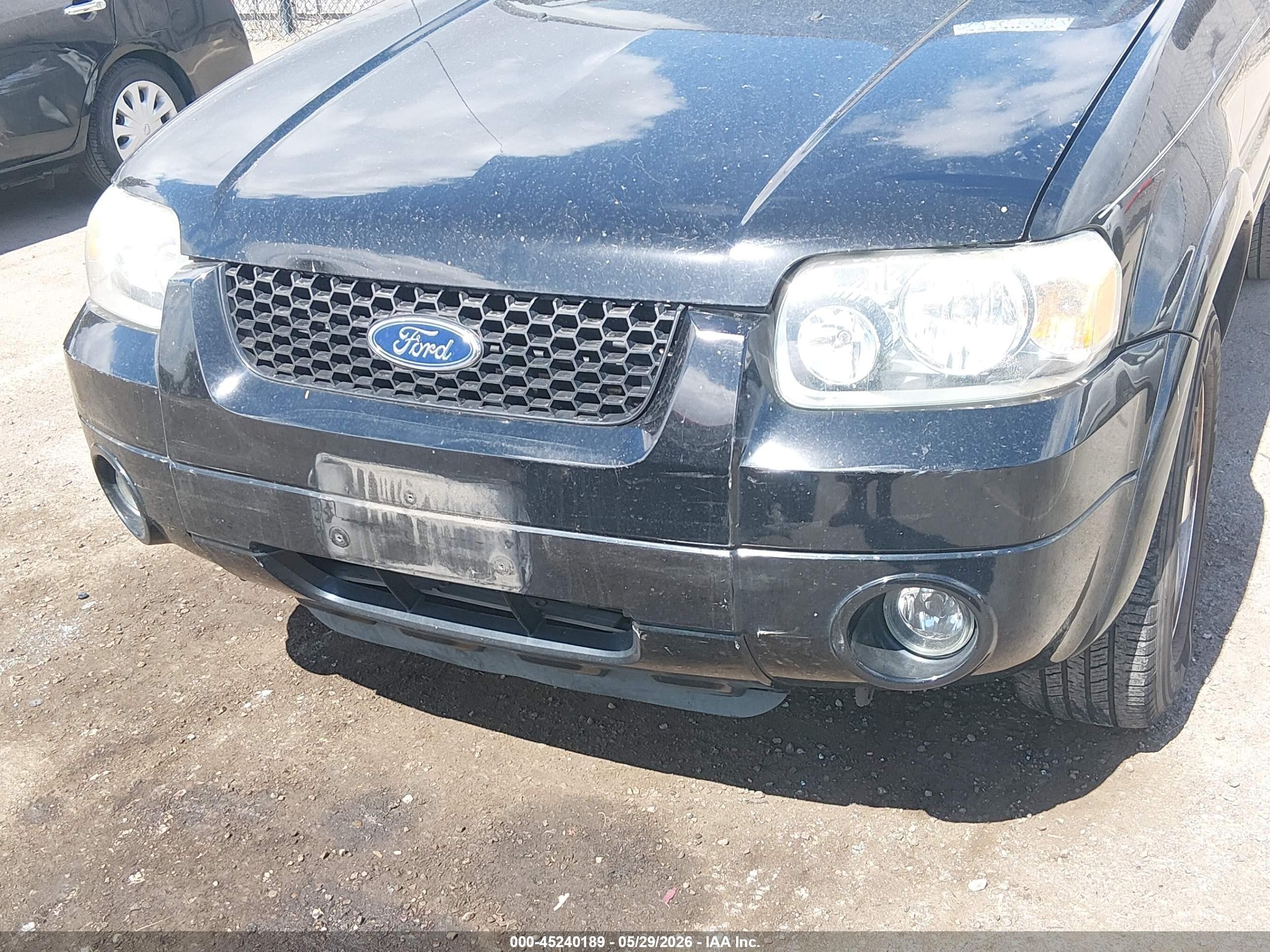2005 Ford Escape Limited Black vin: 1FMCU94145KC29491