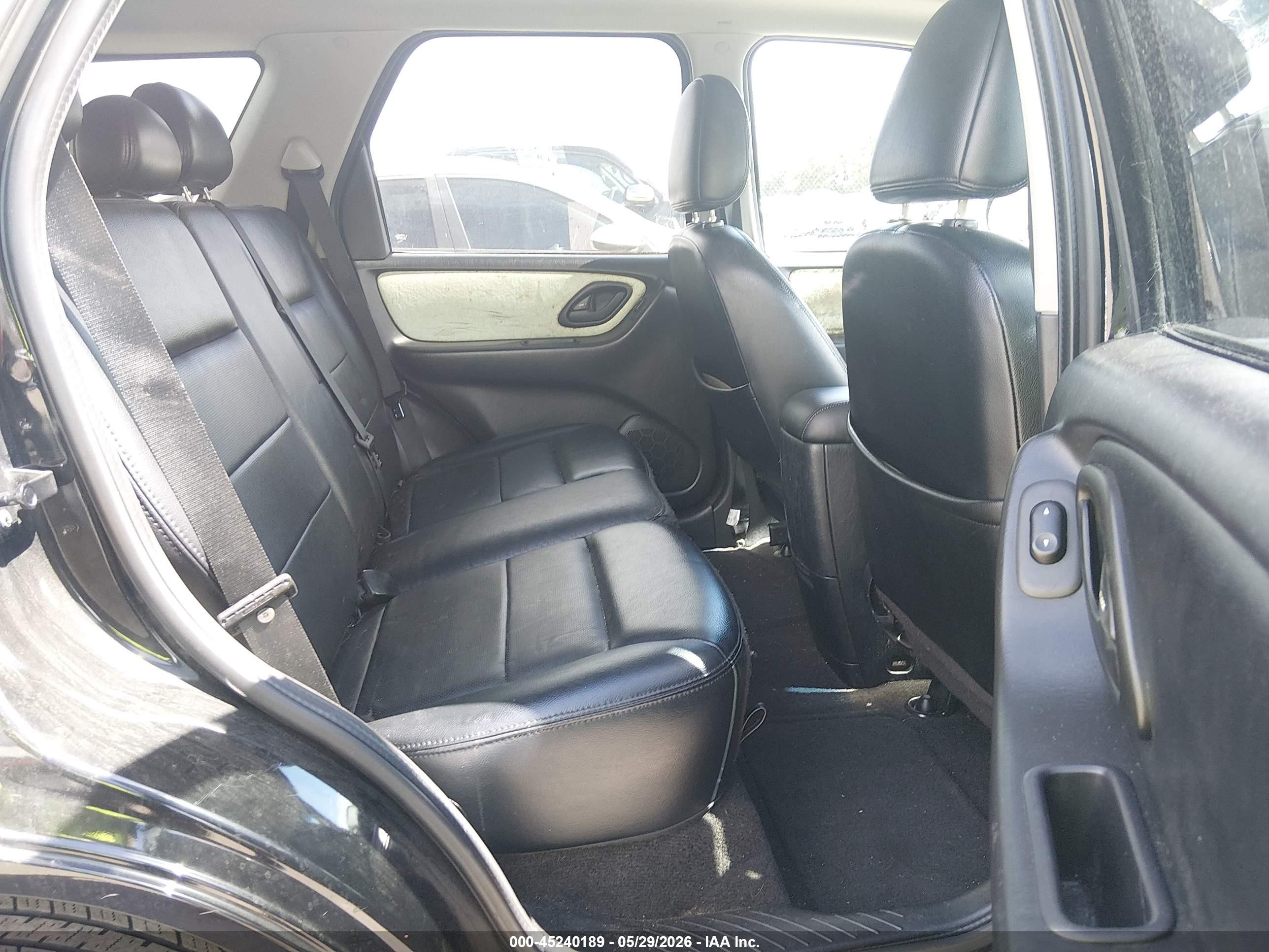 2005 Ford Escape Limited Black vin: 1FMCU94145KC29491