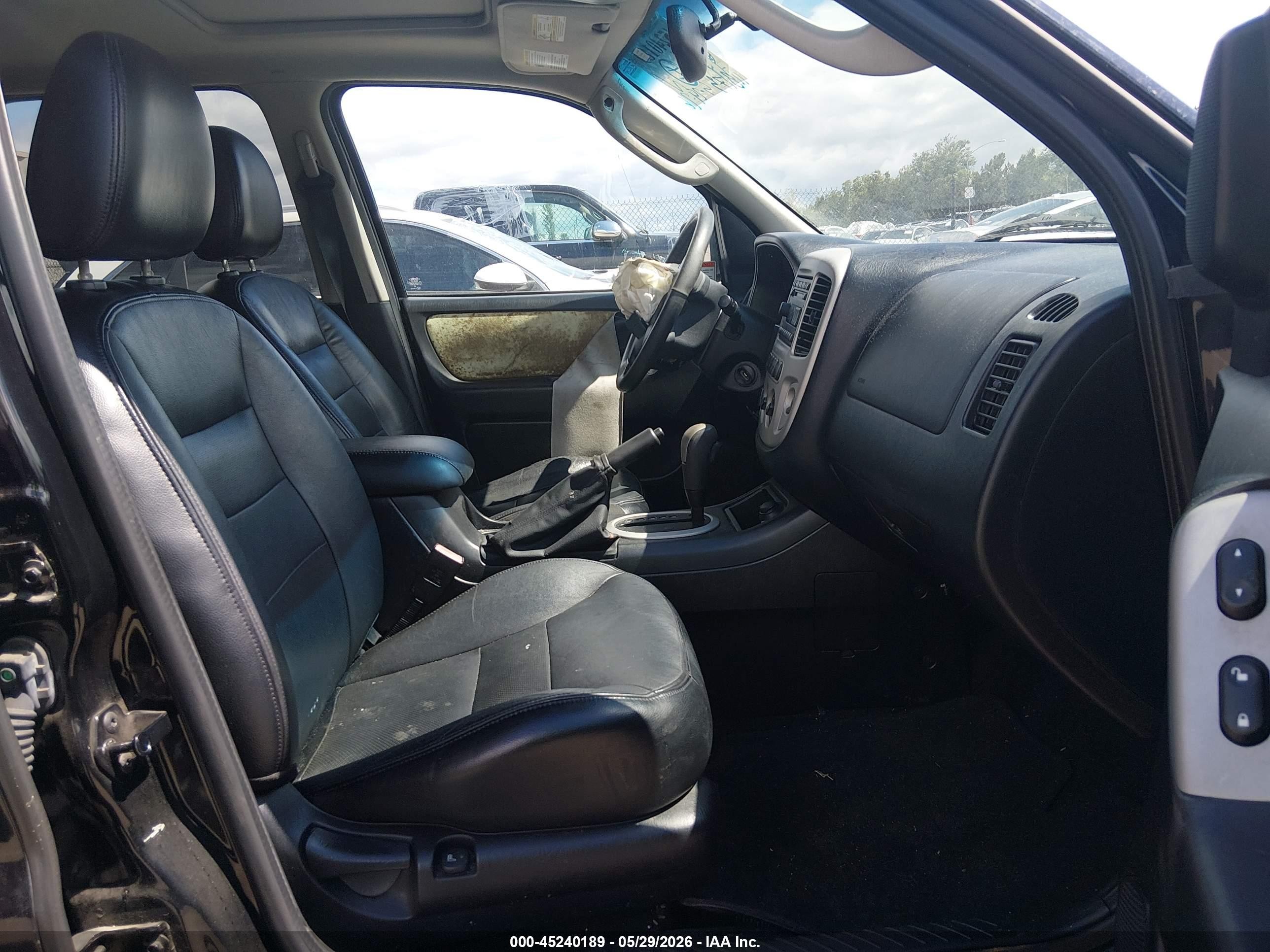 2005 Ford Escape Limited Black vin: 1FMCU94145KC29491