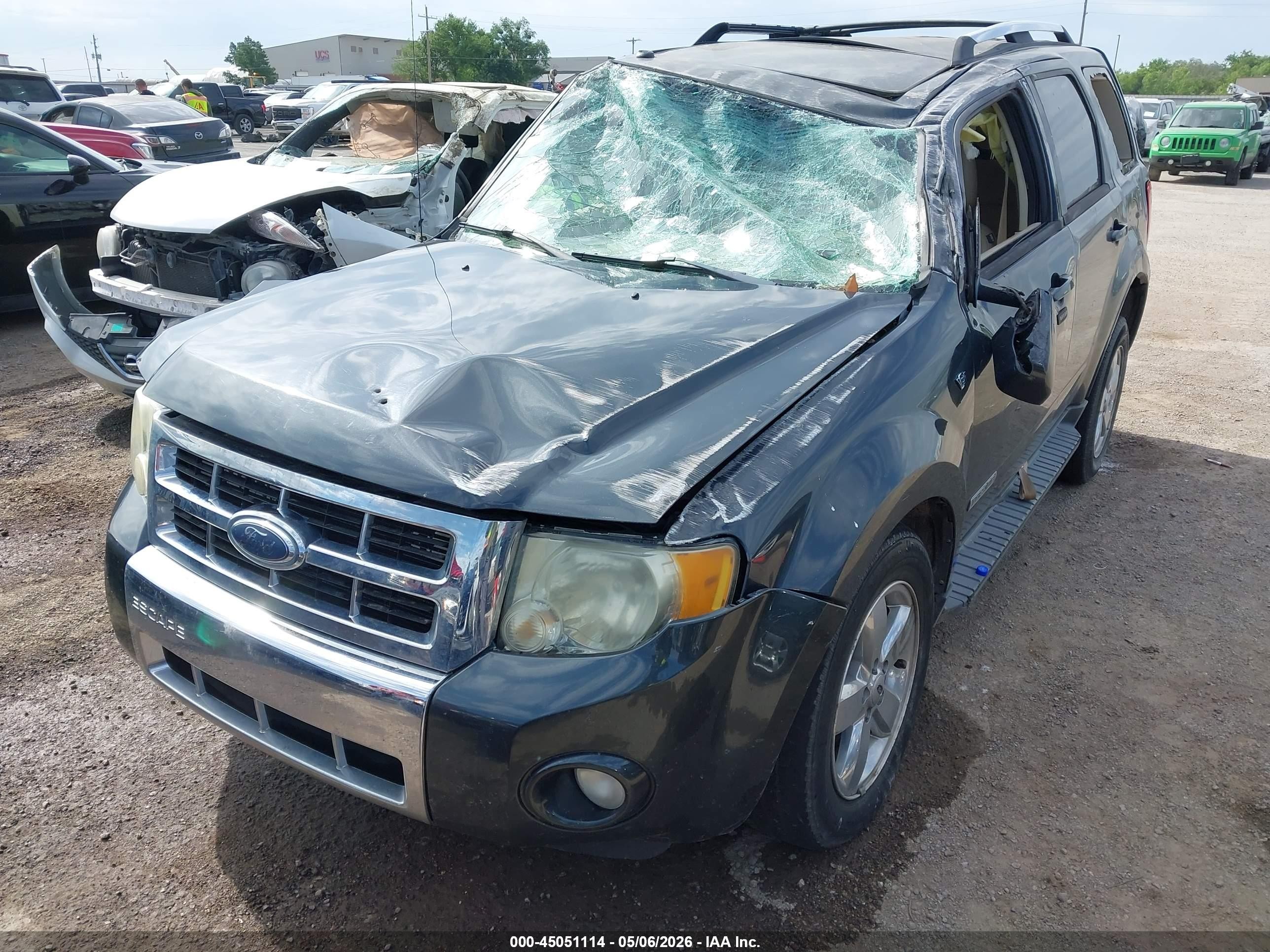 2008 Ford Escape Limited Gray vin: 1FMCU94148KA94551