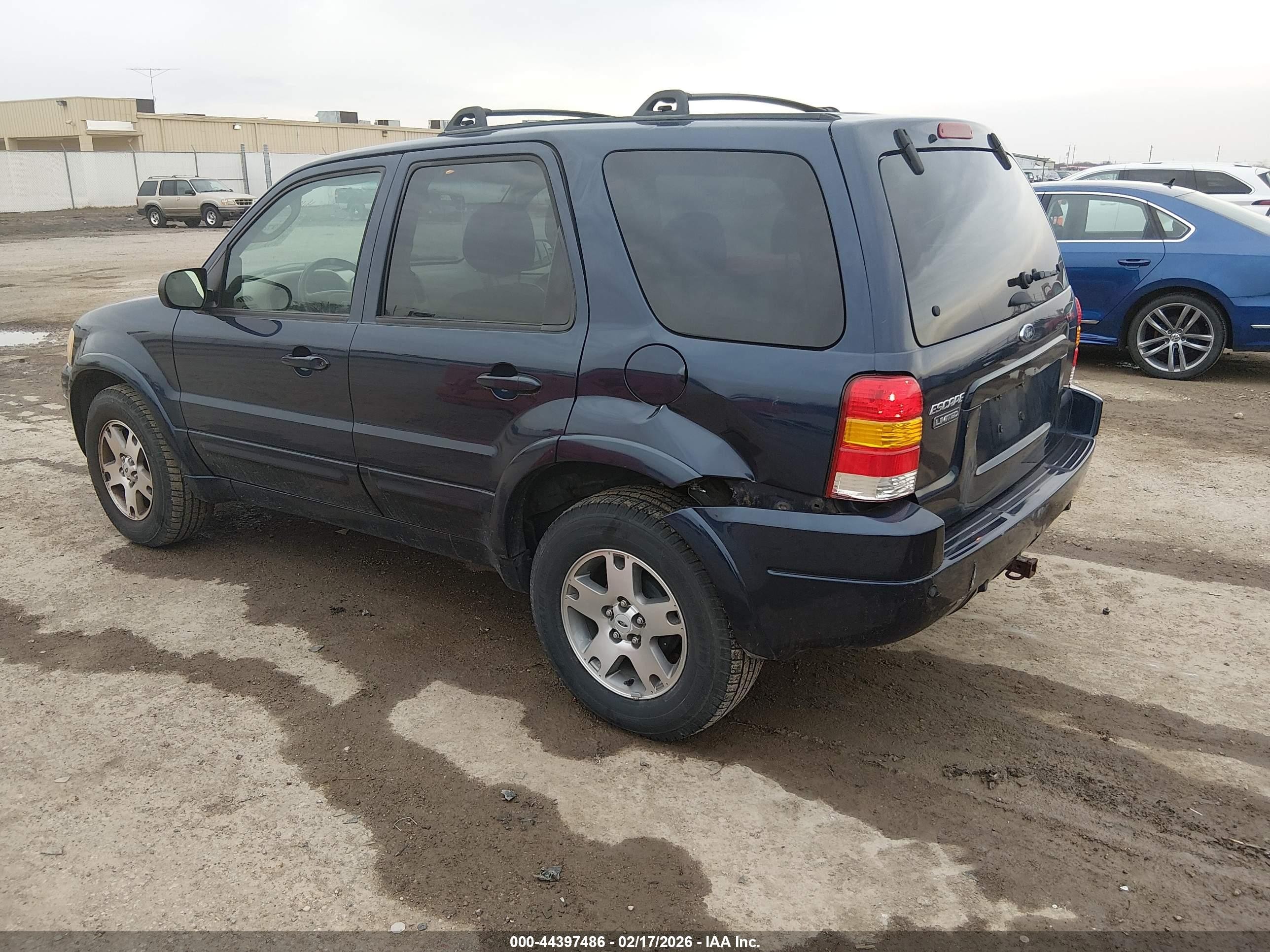 2004 Ford Escape Limited Blue vin: 1FMCU94154KB10573