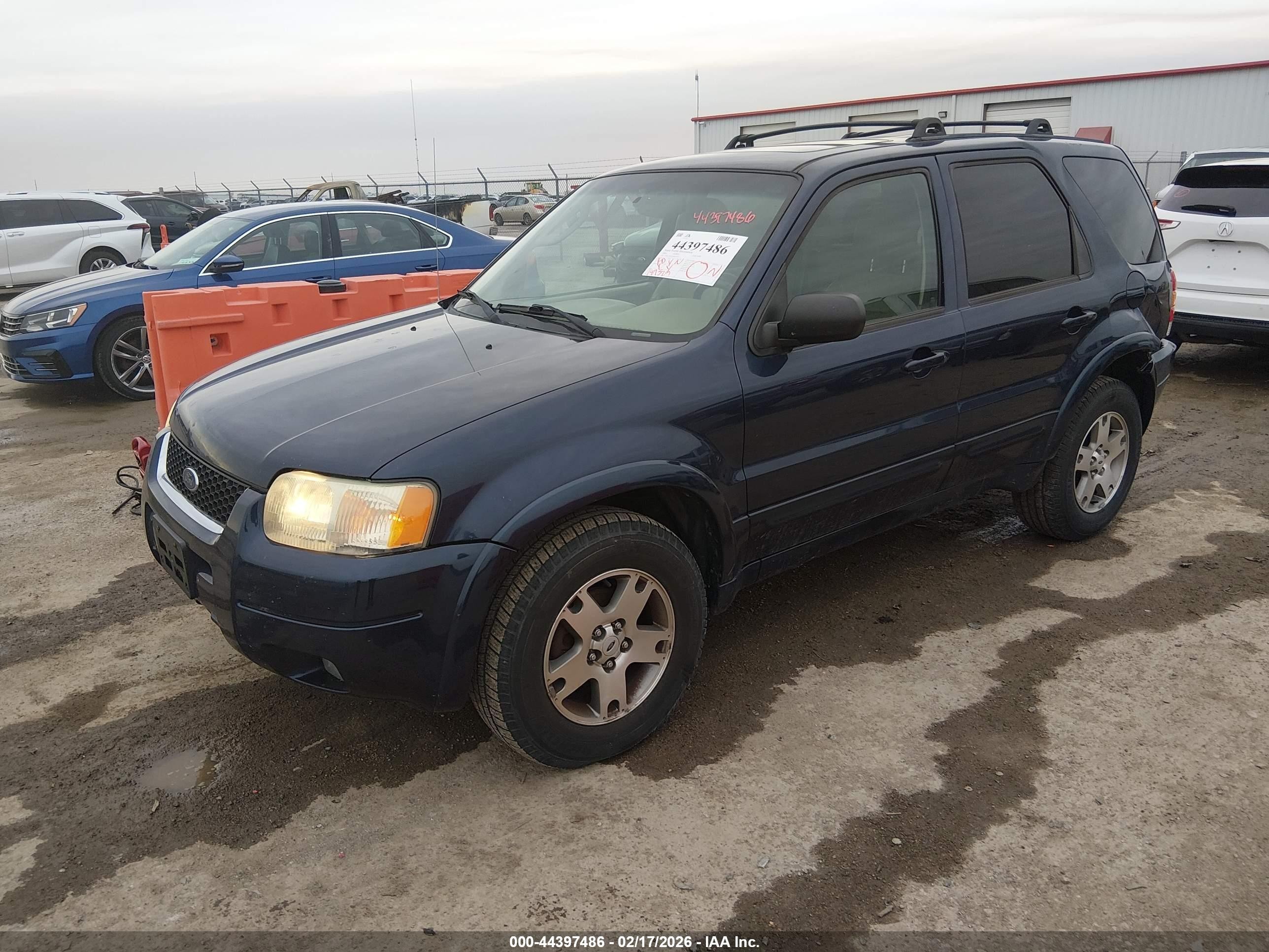 2004 Ford Escape Limited Blue vin: 1FMCU94154KB10573