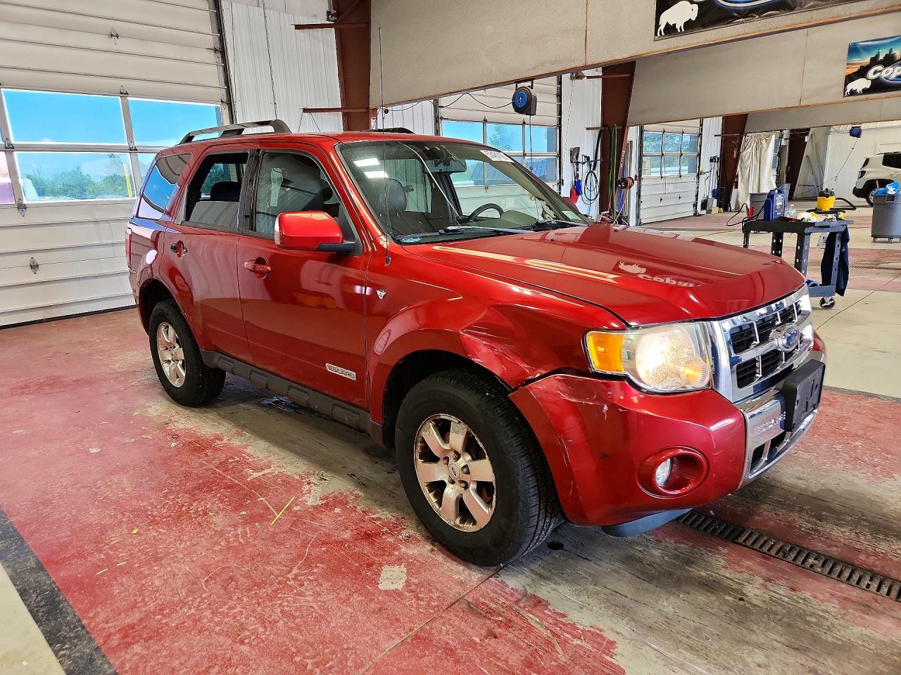 2008 Ford Escape Limited Red vin: 1FMCU94158KE28974