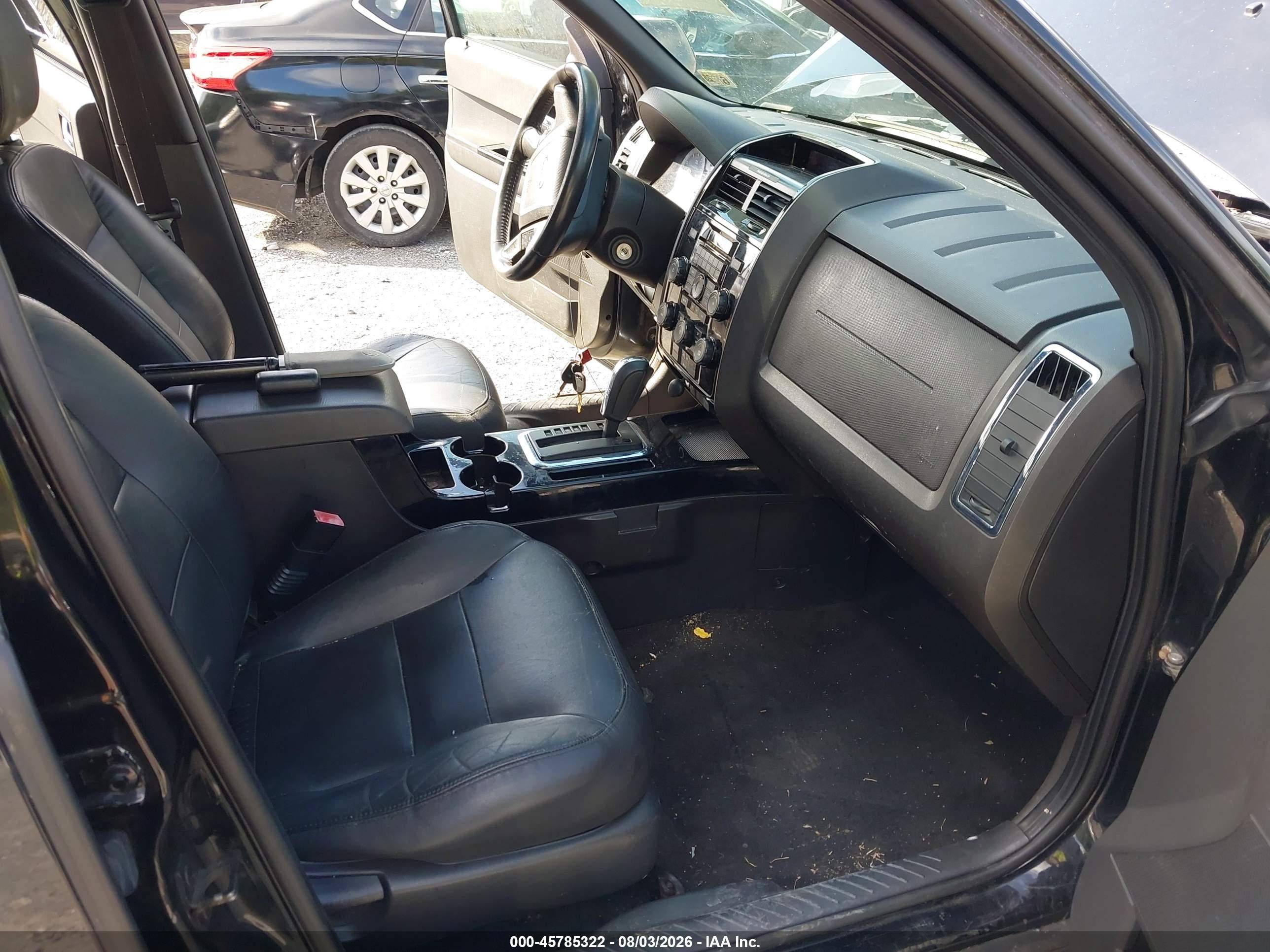 2008 Ford Escape Limited Black vin: 1FMCU94158KE61232