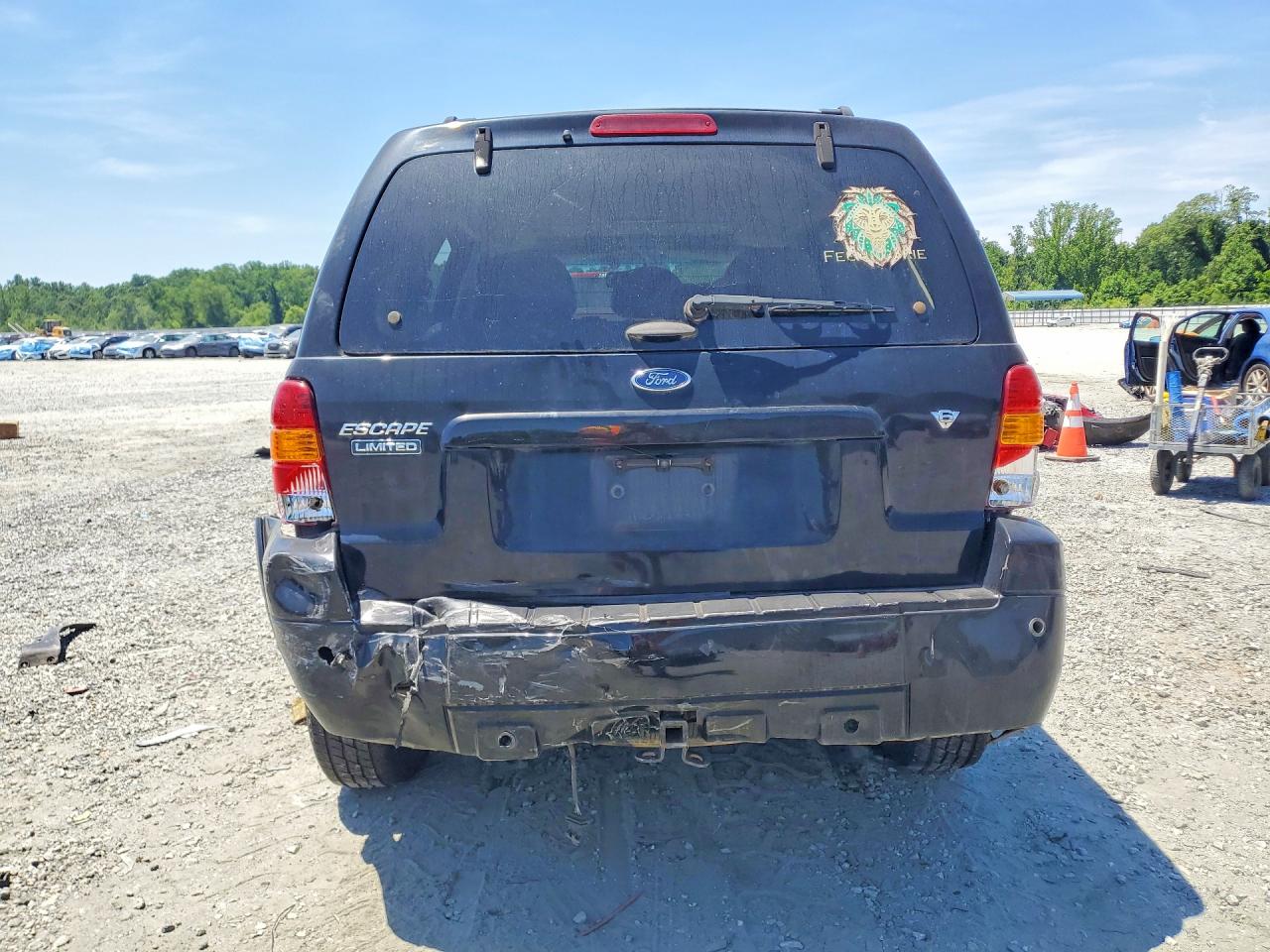 2006 Ford Escape Limited Black vin: 1FMCU94166KB47344