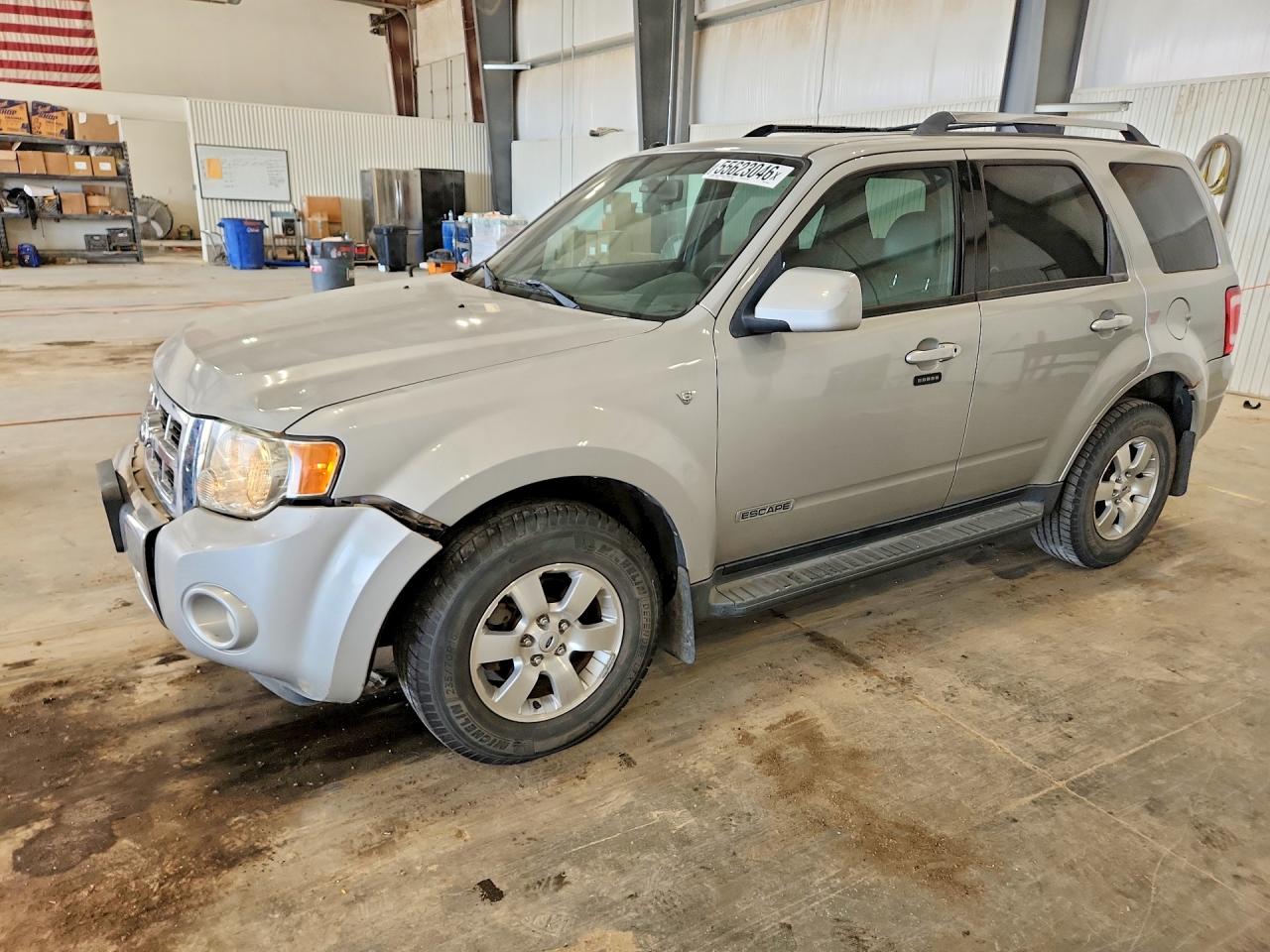 2008 Ford Escape Limited Silver vin: 1FMCU94178KA52004