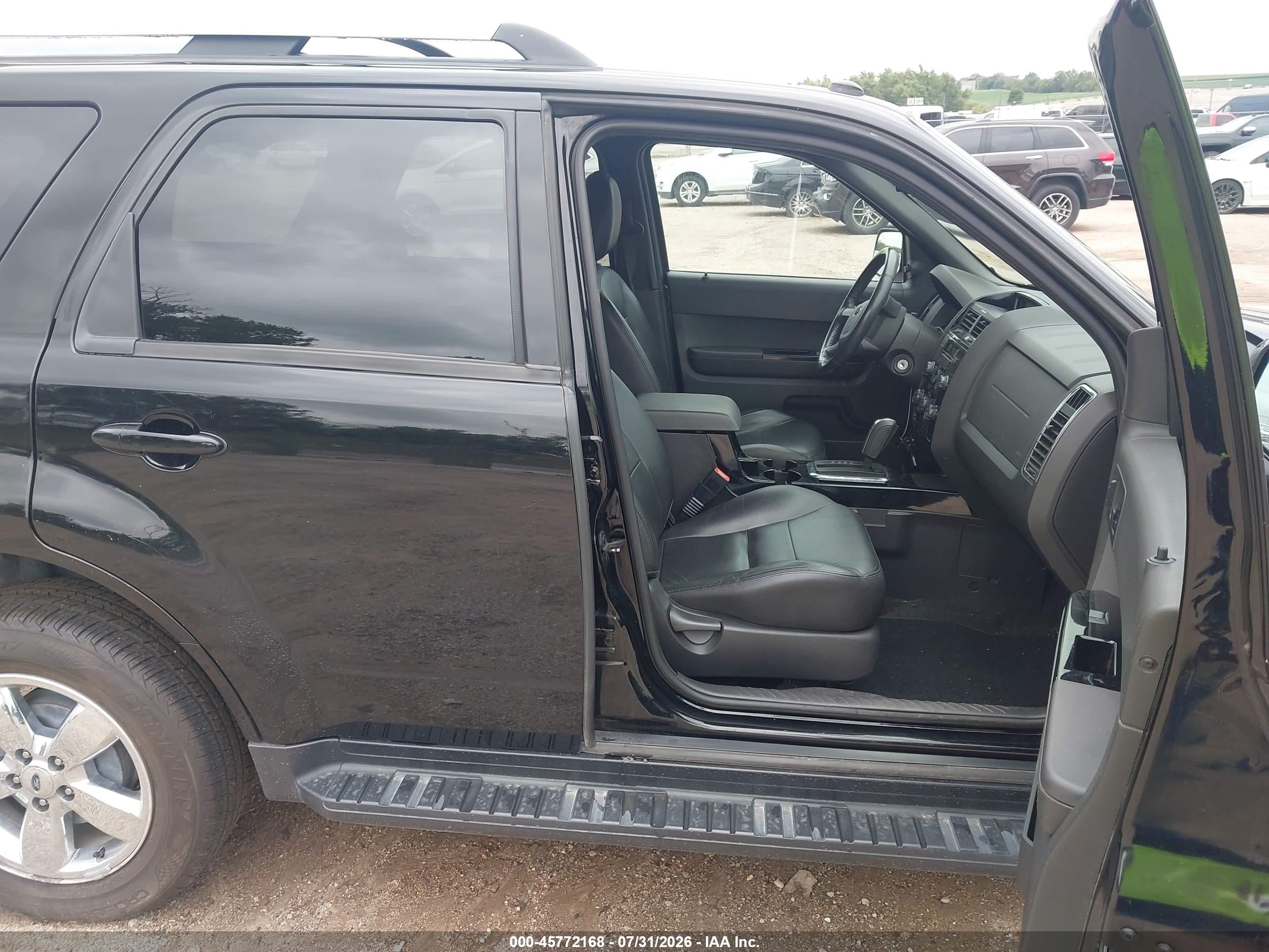 2008 Ford Escape Limited Black vin: 1FMCU94178KA97038