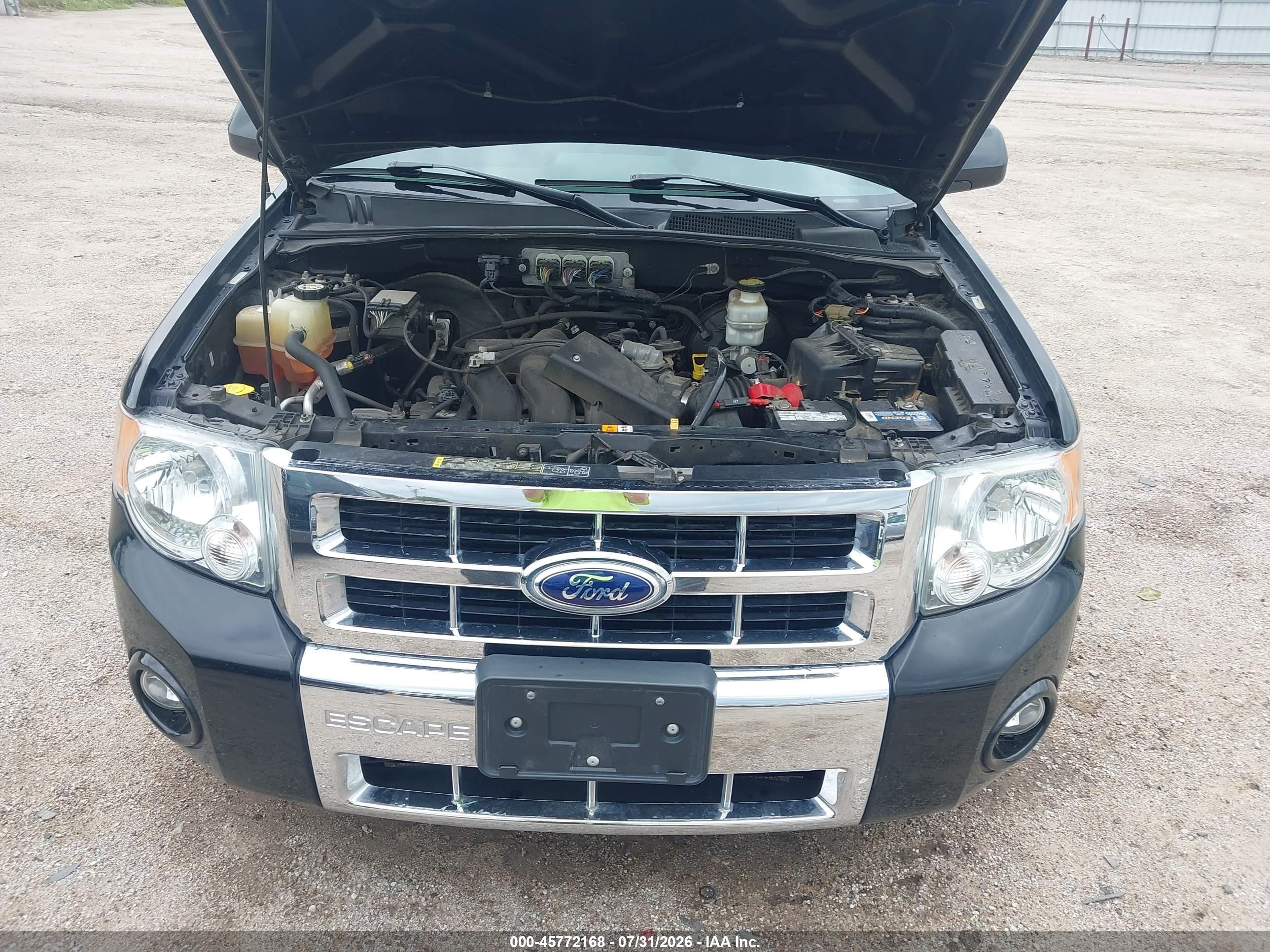 2008 Ford Escape Limited Black vin: 1FMCU94178KA97038