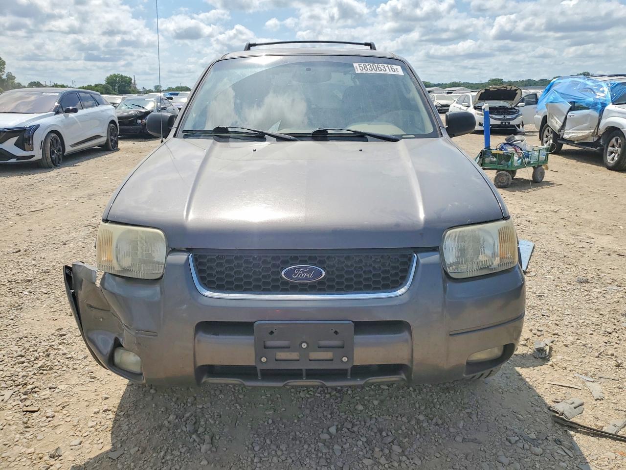 2003 Ford Escape Limited Gray vin: 1FMCU94193KE08316